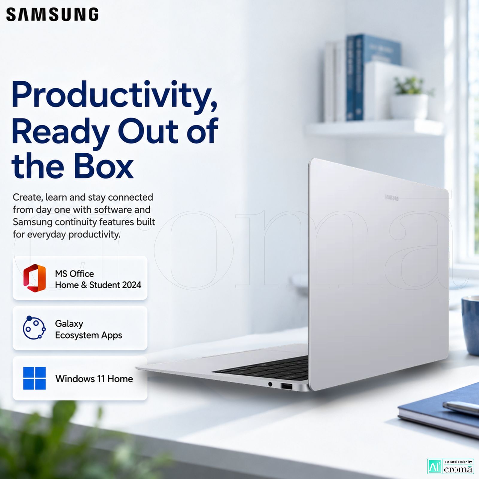 SAMSUNG Galaxy Book6 Intel Core Ultra 5 Laptop (16GB, 512GB SSD, Windows 11 Home, 14 inch LCD Display, MS Office Home & Student 2024, Silver, 1.45 KG) SAMSUNG Galaxy Book6 Intel Core Ultra 5 Laptop (16GB, 512GB SSD, Windows 11 Home, 14 inch LCD Display, MS Office Home & Student 2024, Silver, 1.45 KG)_7