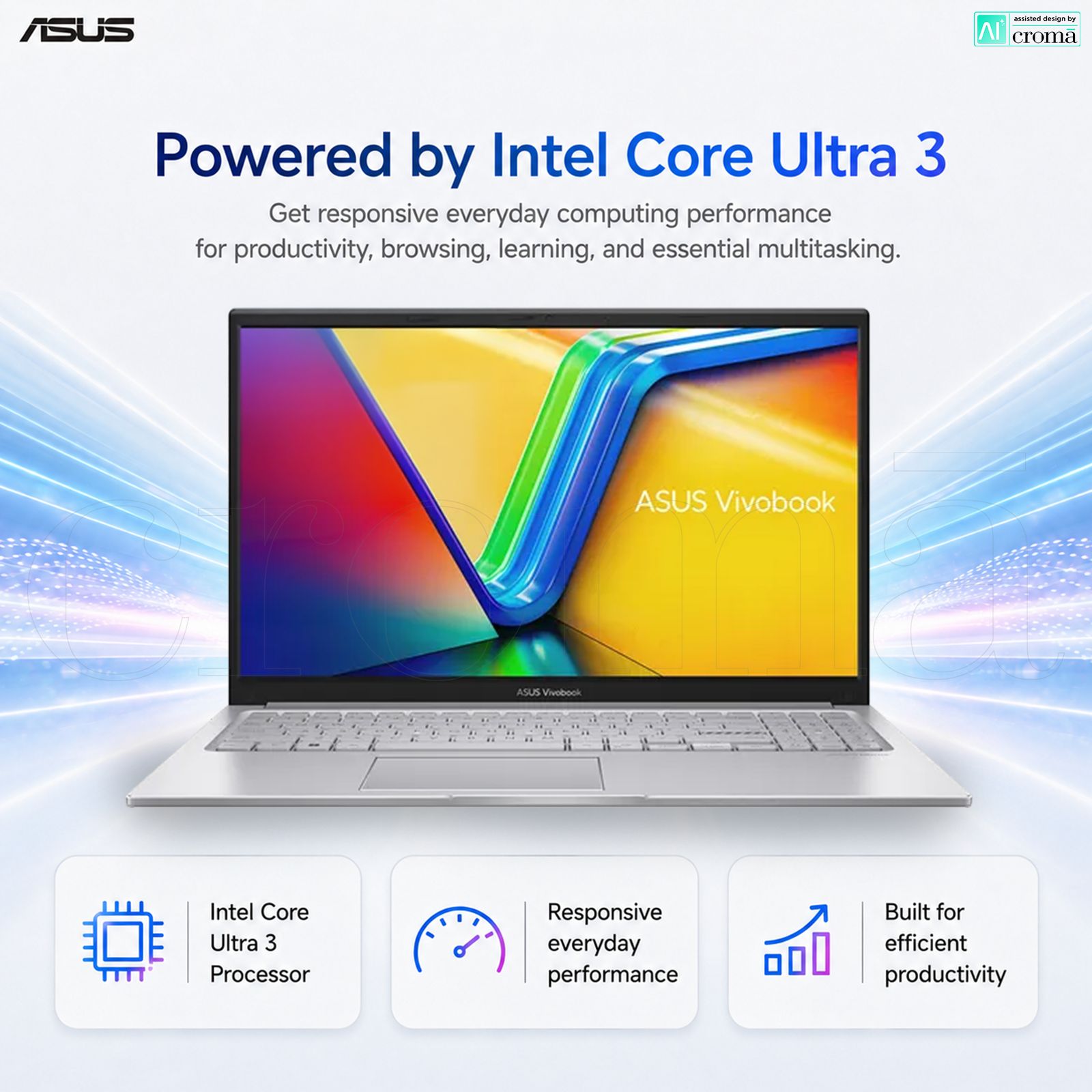 ASUS Vivobook 15 Intel Core 3 Laptop (8GB, 512GB SSD, Windows 11 Home, 15.6 inch FHD IPS Display, MS Office Home 2024, Cool Silver, 1.7 KG) ASUS Vivobook 15 Intel Core 3 Laptop (8GB, 512GB SSD, Windows 11 Home, 15.6 inch FHD IPS Display, MS Office Home 2024, Cool Silver, 1.7 KG)_4