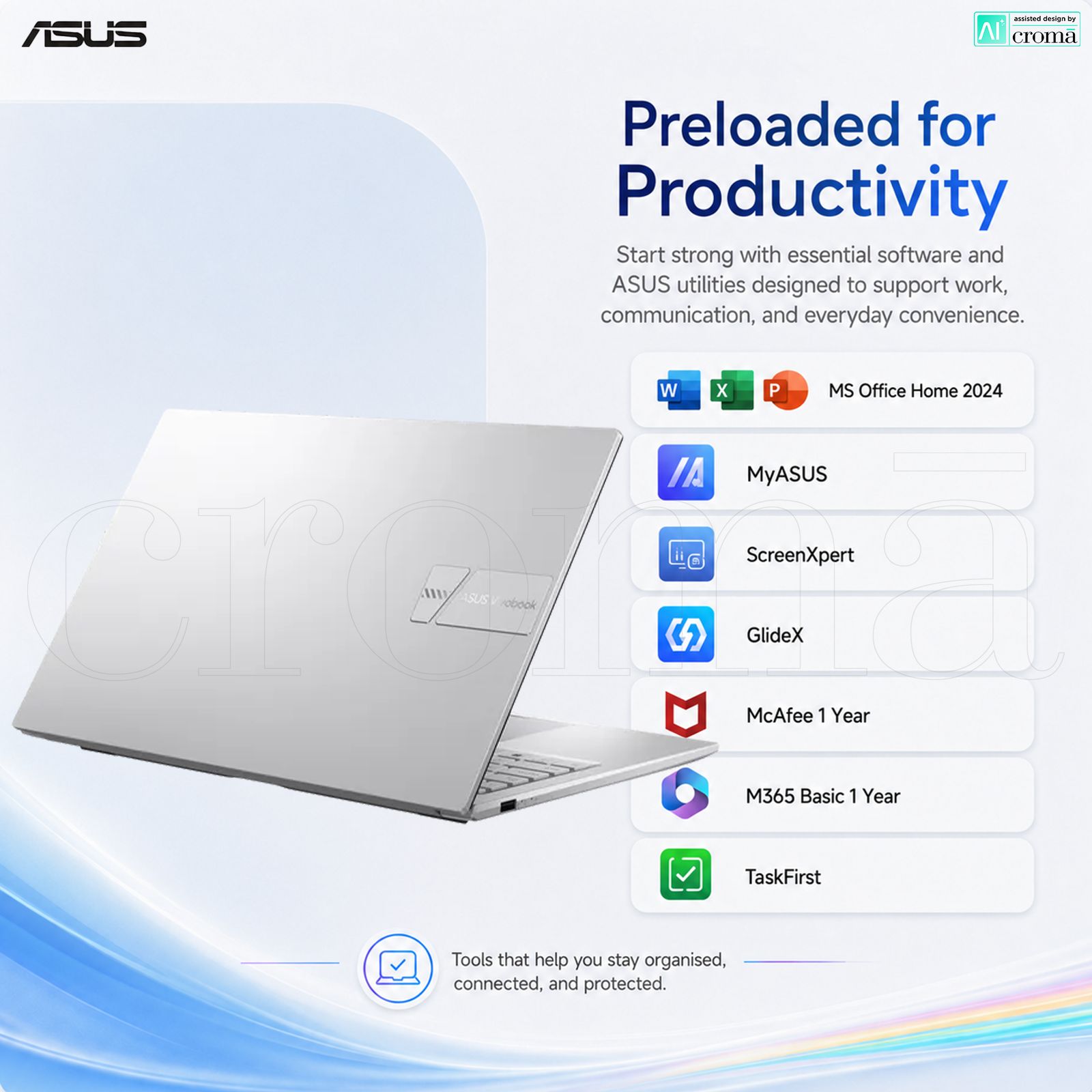 ASUS Vivobook 15 Intel Core 3 Laptop (8GB, 512GB SSD, Windows 11 Home, 15.6 inch FHD IPS Display, MS Office Home 2024, Cool Silver, 1.7 KG) ASUS Vivobook 15 Intel Core 3 Laptop (8GB, 512GB SSD, Windows 11 Home, 15.6 inch FHD IPS Display, MS Office Home 2024, Cool Silver, 1.7 KG)_6
