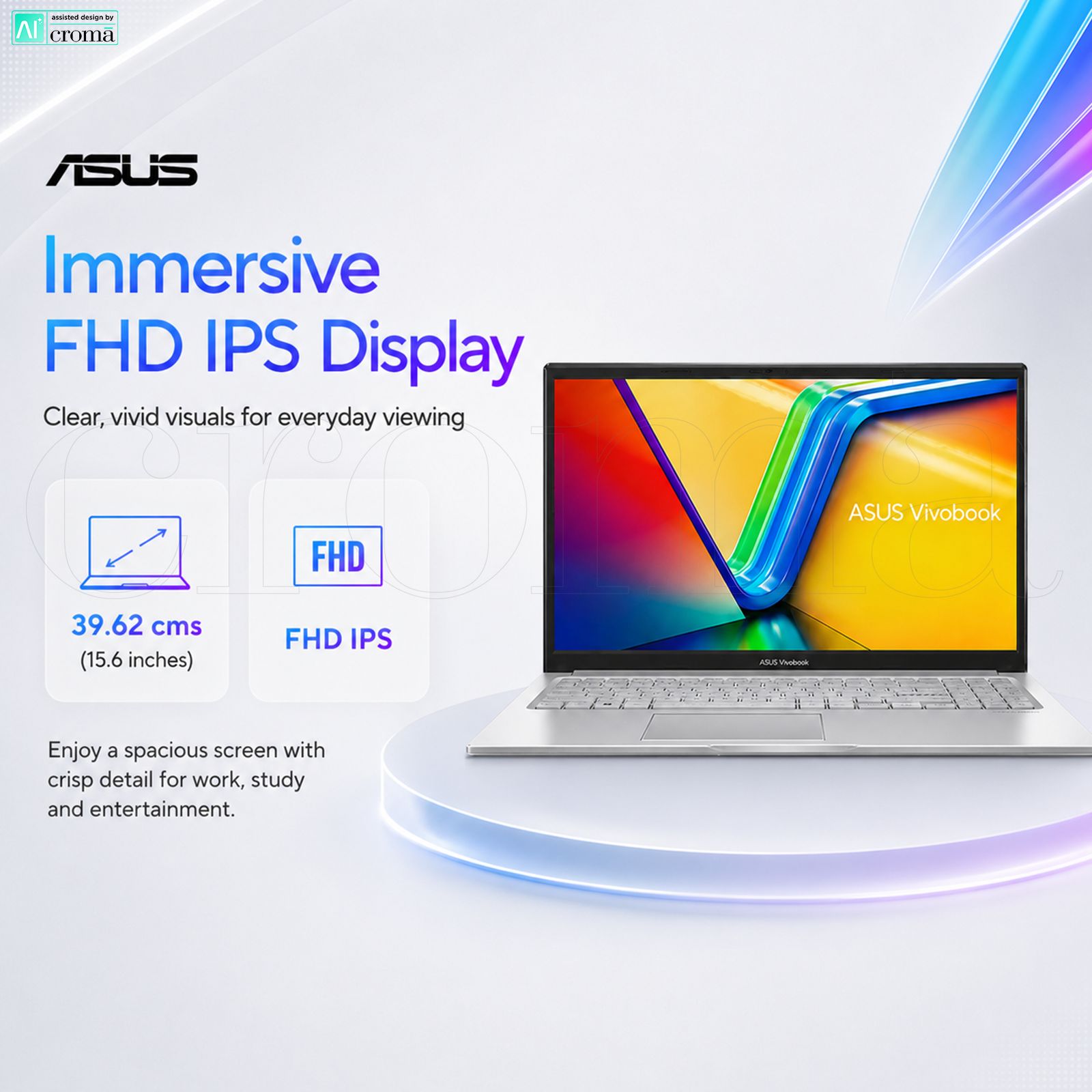 ASUS Vivobook 15 Intel Core 3 Laptop (16GB, 512GB SSD, Windows 11 Home, 15.6 inch FHD IPS Display, MS Office Home 2024, Cool Silver, 1.7 KG) ASUS Vivobook 15 Intel Core 3 Laptop (16GB, 512GB SSD, Windows 11 Home, 15.6 inch FHD IPS Display, MS Office Home 2024, Cool Silver, 1.7 KG)_3