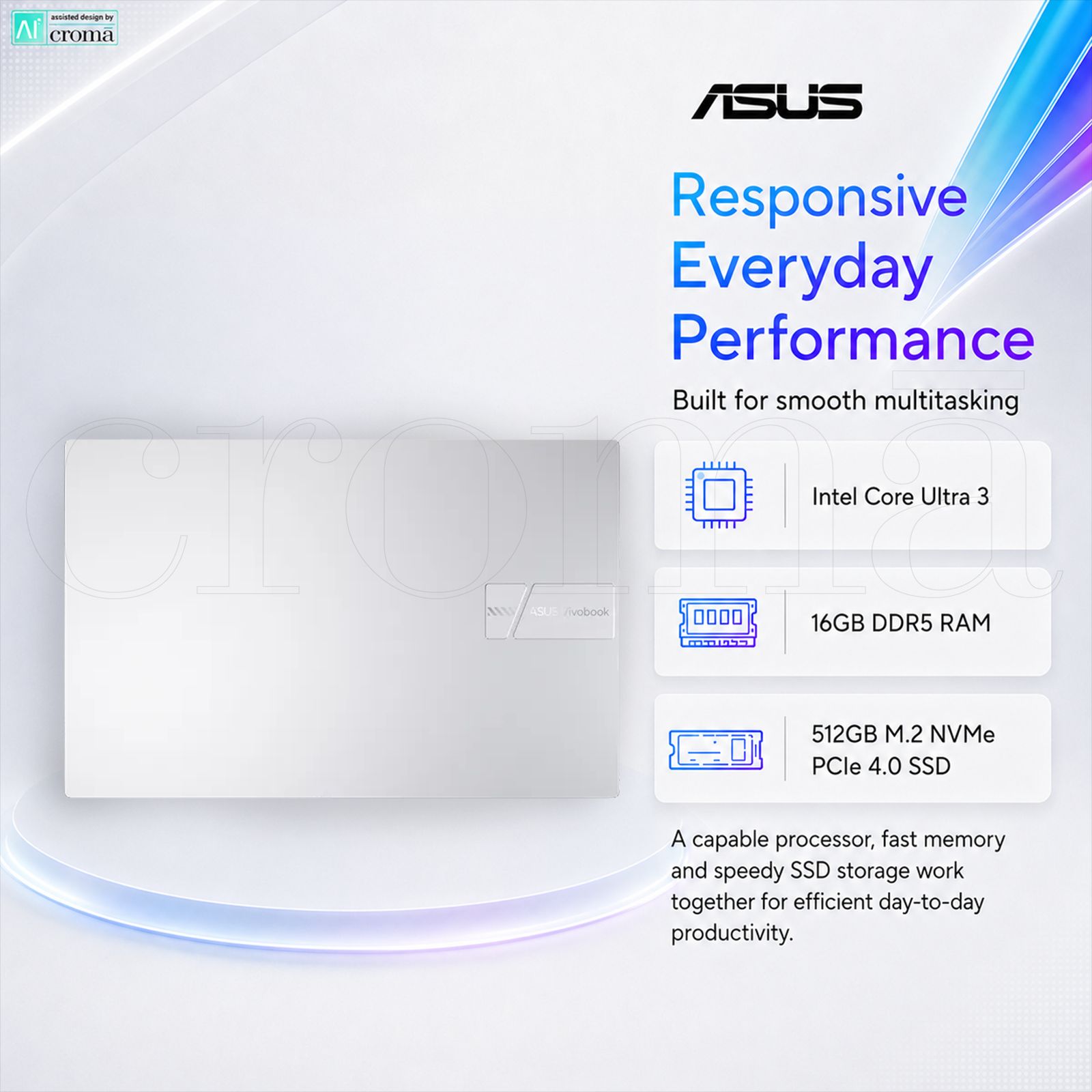ASUS Vivobook 15 Intel Core 3 Laptop (16GB, 512GB SSD, Windows 11 Home, 15.6 inch FHD IPS Display, MS Office Home 2024, Cool Silver, 1.7 KG) ASUS Vivobook 15 Intel Core 3 Laptop (16GB, 512GB SSD, Windows 11 Home, 15.6 inch FHD IPS Display, MS Office Home 2024, Cool Silver, 1.7 KG)_4