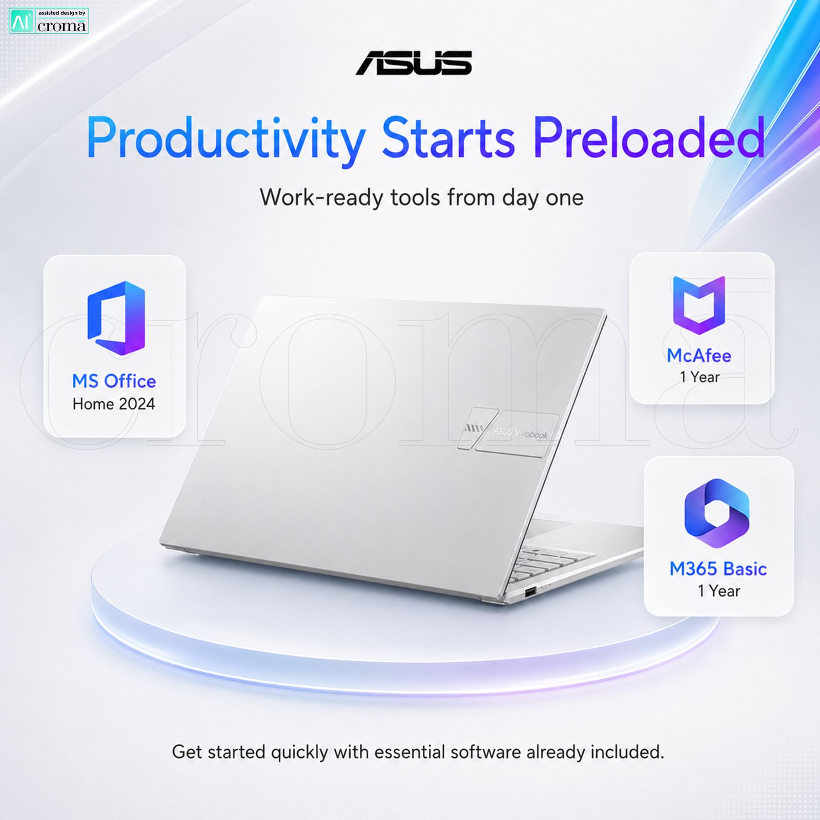 ASUS Vivobook 15 Intel Core 3 Laptop (16GB, 512GB SSD, Windows 11 Home, 15.6 inch FHD IPS Display, MS Office Home 2024, Cool Silver, 1.7 KG) ASUS Vivobook 15 Intel Core 3 Laptop (16GB, 512GB SSD, Windows 11 Home, 15.6 inch FHD IPS Display, MS Office Home 2024, Cool Silver, 1.7 KG)_5