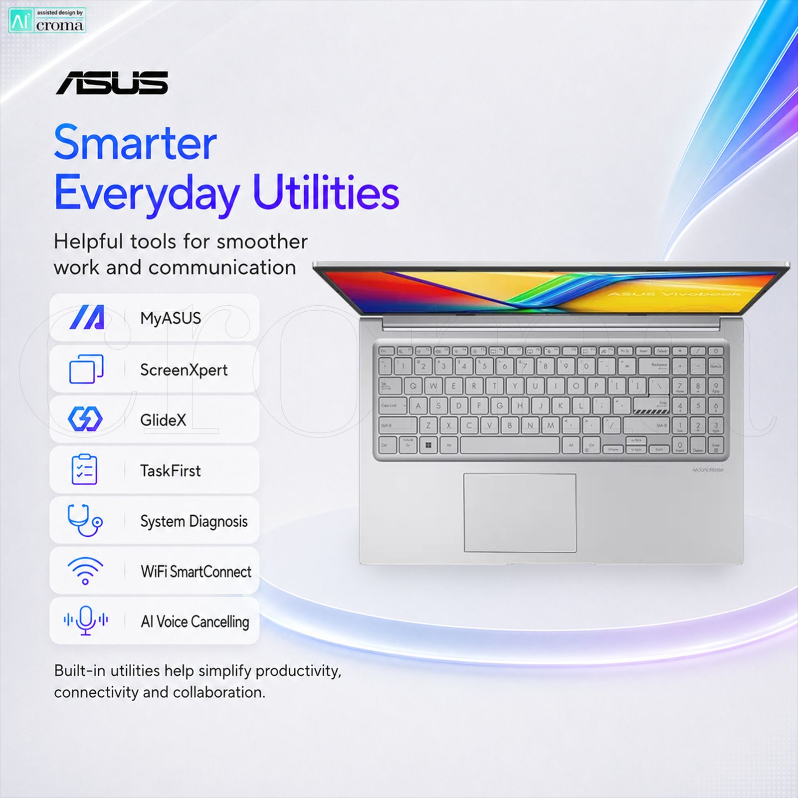 ASUS Vivobook 15 Intel Core 3 Laptop (16GB, 512GB SSD, Windows 11 Home, 15.6 inch FHD IPS Display, MS Office Home 2024, Cool Silver, 1.7 KG) ASUS Vivobook 15 Intel Core 3 Laptop (16GB, 512GB SSD, Windows 11 Home, 15.6 inch FHD IPS Display, MS Office Home 2024, Cool Silver, 1.7 KG)_6