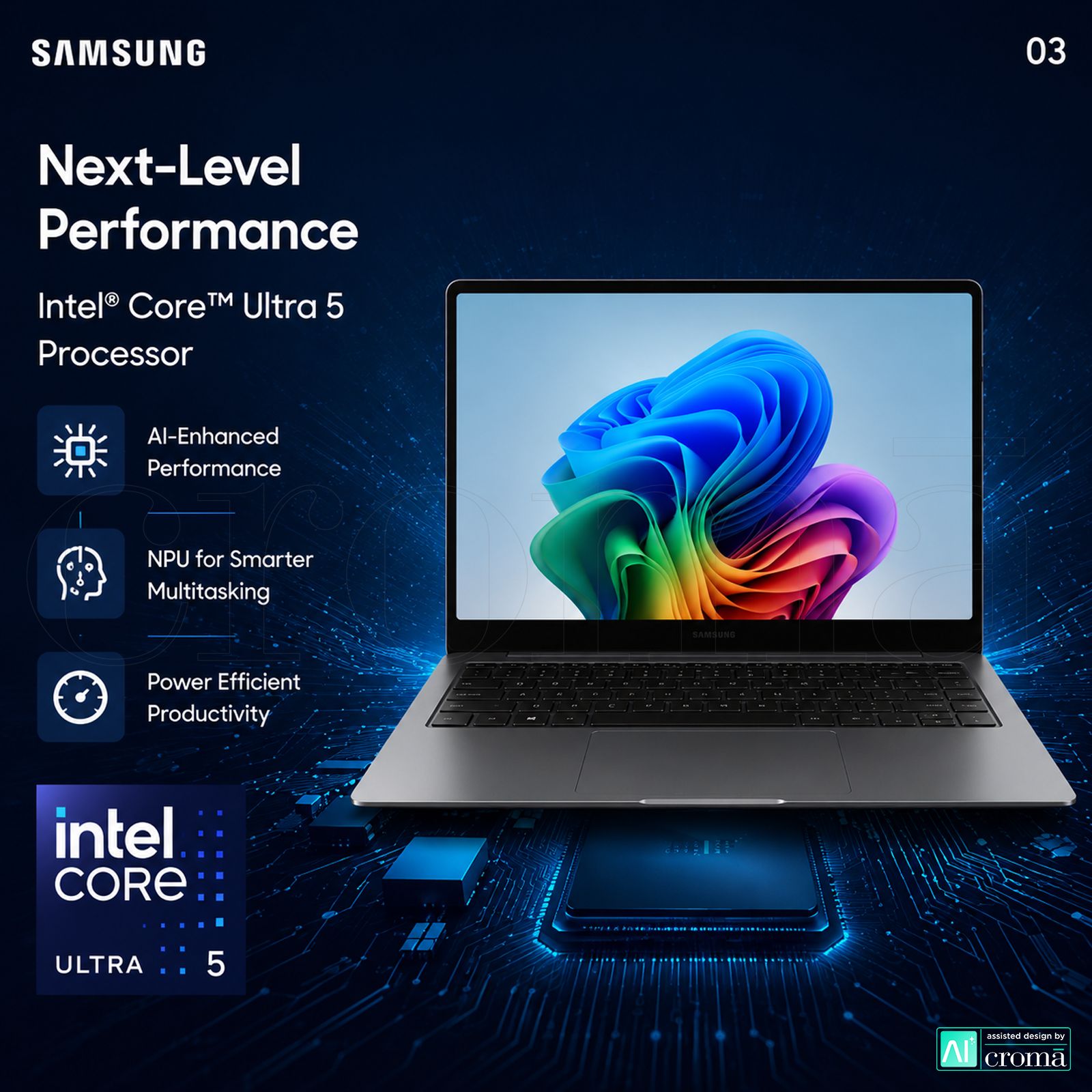 SAMSUNG Galaxy Book6 Pro Intel Core Ultra 5 Touchscreen Thin & Light Laptop (32GB, 512GB SSD, Windows 11 Home, 16 inch WQXGA Plus Dynamic AMOLED 2x Display, MS Office Home & Student 2024, Gray, 1.59 KG) SAMSUNG Galaxy Book6 Pro Intel Core Ultra 5 Touchscreen Thin & Light Laptop (32GB, 512GB SSD, Windows 11 Home, 16 inch WQXGA Plus Dynamic AMOLED 2x Display, MS Office Home & Student 2024, Gray, 1.59 KG)_4