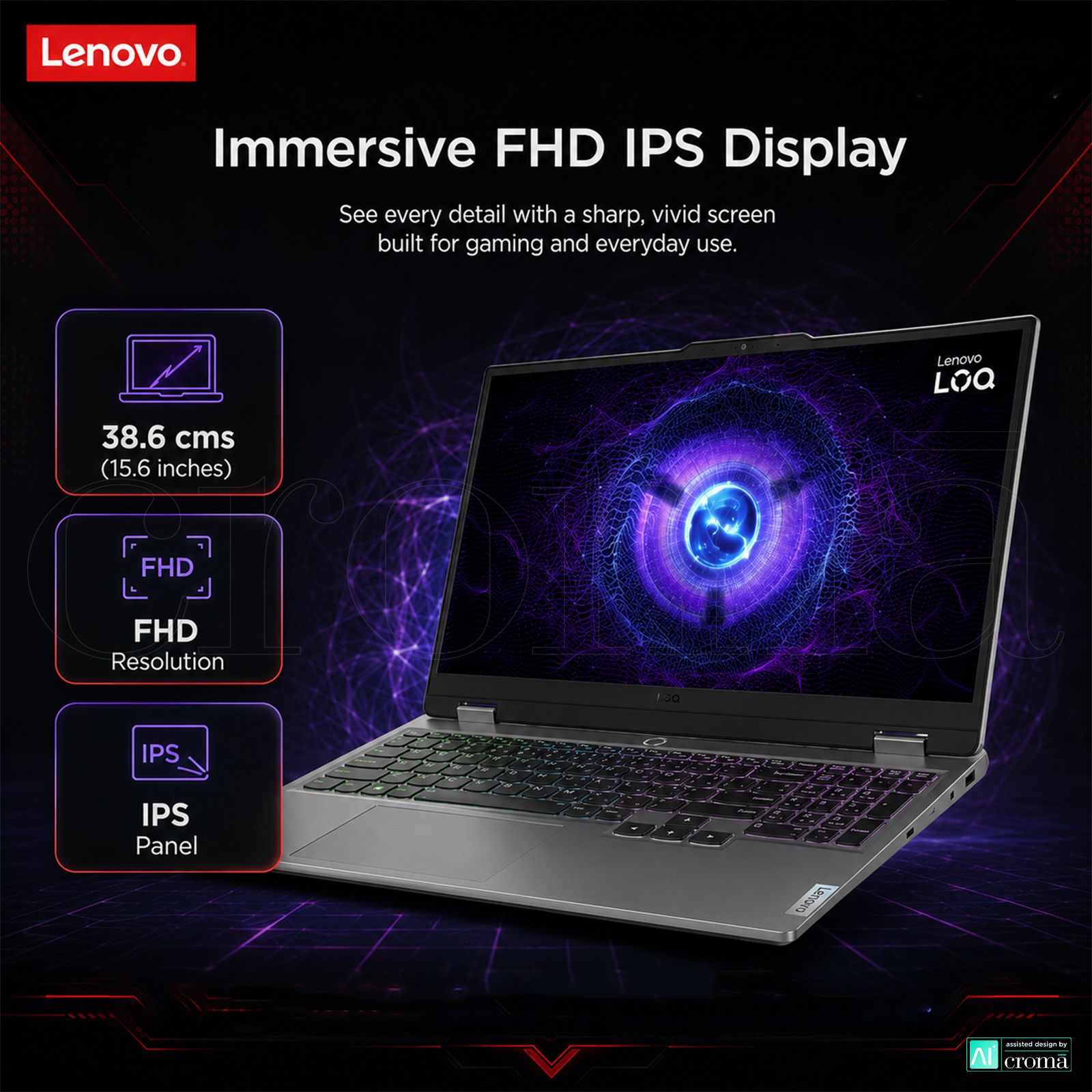 Lenovo LOQ 15IRX9 Intel Core i7 13645HX 13th Gen Gaming Laptop (16GB, 512GB SSD, Windows 11 Home, 6GB Graphics, 15.6 inch 144 Hz Full HD IPS Display, NVIDIA GeForce RTX 4050, MS Office Home 2024, Luna Grey, 2.38 KG) Lenovo LOQ 15IRX9 Intel Core i7 13645HX 13th Gen Gaming Laptop (16GB, 512GB SSD, Windows 11 Home, 6GB Graphics, 15.6 inch 144 Hz Full HD IPS Display, NVIDIA GeForce RTX 4050, MS Office Home 2024, Luna Grey, 2.38 KG)_3