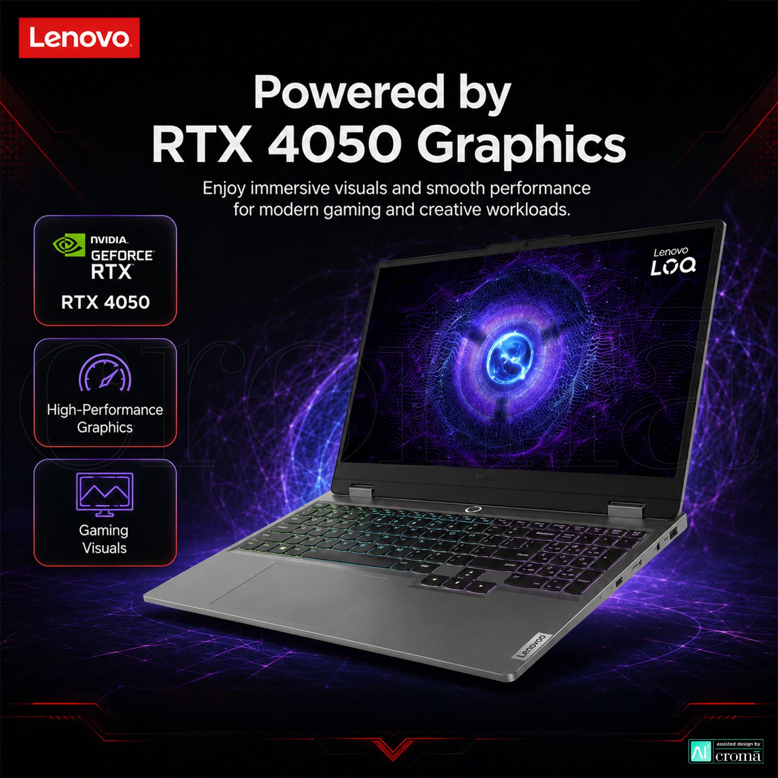 Lenovo LOQ 15IRX9 Intel Core i7 13645HX 13th Gen Gaming Laptop (16GB, 512GB SSD, Windows 11 Home, 6GB Graphics, 15.6 inch 144 Hz Full HD IPS Display, NVIDIA GeForce RTX 4050, MS Office Home 2024, Luna Grey, 2.38 KG) Lenovo LOQ 15IRX9 Intel Core i7 13645HX 13th Gen Gaming Laptop (16GB, 512GB SSD, Windows 11 Home, 6GB Graphics, 15.6 inch 144 Hz Full HD IPS Display, NVIDIA GeForce RTX 4050, MS Office Home 2024, Luna Grey, 2.38 KG)_6