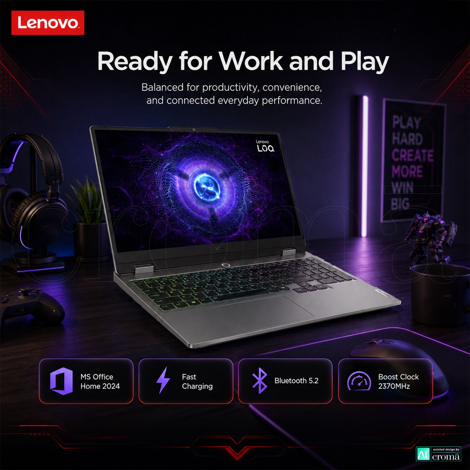 Lenovo LOQ 15IRX9 Intel Core i7 13645HX 13th Gen Gaming Laptop (16GB, 512GB SSD, Windows 11 Home, 6GB Graphics, 15.6 inch 144 Hz Full HD IPS Display, NVIDIA GeForce RTX 4050, MS Office Home 2024, Luna Grey, 2.38 KG) Lenovo LOQ 15IRX9 Intel Core i7 13645HX 13th Gen Gaming Laptop (16GB, 512GB SSD, Windows 11 Home, 6GB Graphics, 15.6 inch 144 Hz Full HD IPS Display, NVIDIA GeForce RTX 4050, MS Office Home 2024, Luna Grey, 2.38 KG)_7