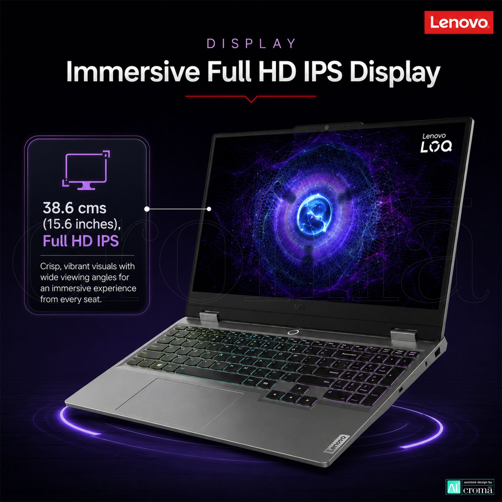 Lenovo LOQ 15IRX9 Intel Core i7 13th Gen Gaming Laptop (16GB, 512GB SSD, Windows 11 Home, 6GB Graphics, 15.6 inch 144 Hz Full HD IPS Display, NVIDIA GeForce RTX 4050, MS Office 2024, Luna Grey, 2.38 KG) Lenovo LOQ 15IRX9 Intel Core i7 13th Gen Gaming Laptop (16GB, 512GB SSD, Windows 11 Home, 6GB Graphics, 15.6 inch 144 Hz Full HD IPS Display, NVIDIA GeForce RTX 4050, MS Office 2024, Luna Grey, 2.38 KG)_3