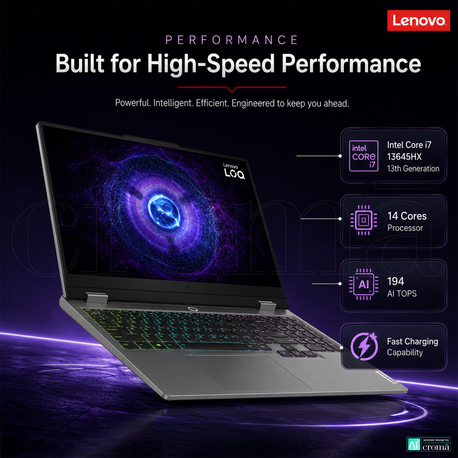 Lenovo LOQ 15IRX9 Intel Core i7 13th Gen Gaming Laptop (16GB, 512GB SSD, Windows 11 Home, 6GB Graphics, 15.6 inch 144 Hz Full HD IPS Display, NVIDIA GeForce RTX 4050, MS Office 2024, Luna Grey, 2.38 KG) Lenovo LOQ 15IRX9 Intel Core i7 13th Gen Gaming Laptop (16GB, 512GB SSD, Windows 11 Home, 6GB Graphics, 15.6 inch 144 Hz Full HD IPS Display, NVIDIA GeForce RTX 4050, MS Office 2024, Luna Grey, 2.38 KG)_5