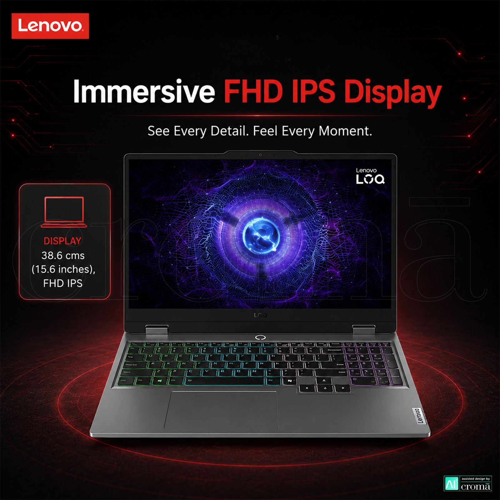Lenovo LOQ 15ARP10E AMD Ryzen 7 7735HS Gaming Laptop (16GB, 512GB SSD, Windows 11 Home, 6GB Graphics, 15.6 inch 144 Hz Full HD IPS Display, NVIDIA GeForce RTX 3050, MS Office Home 2024, Luna Grey, 1.77 KG) Lenovo LOQ 15ARP10E AMD Ryzen 7 7735HS Gaming Laptop (16GB, 512GB SSD, Windows 11 Home, 6GB Graphics, 15.6 inch 144 Hz Full HD IPS Display, NVIDIA GeForce RTX 3050, MS Office Home 2024, Luna Grey, 1.77 KG)_3