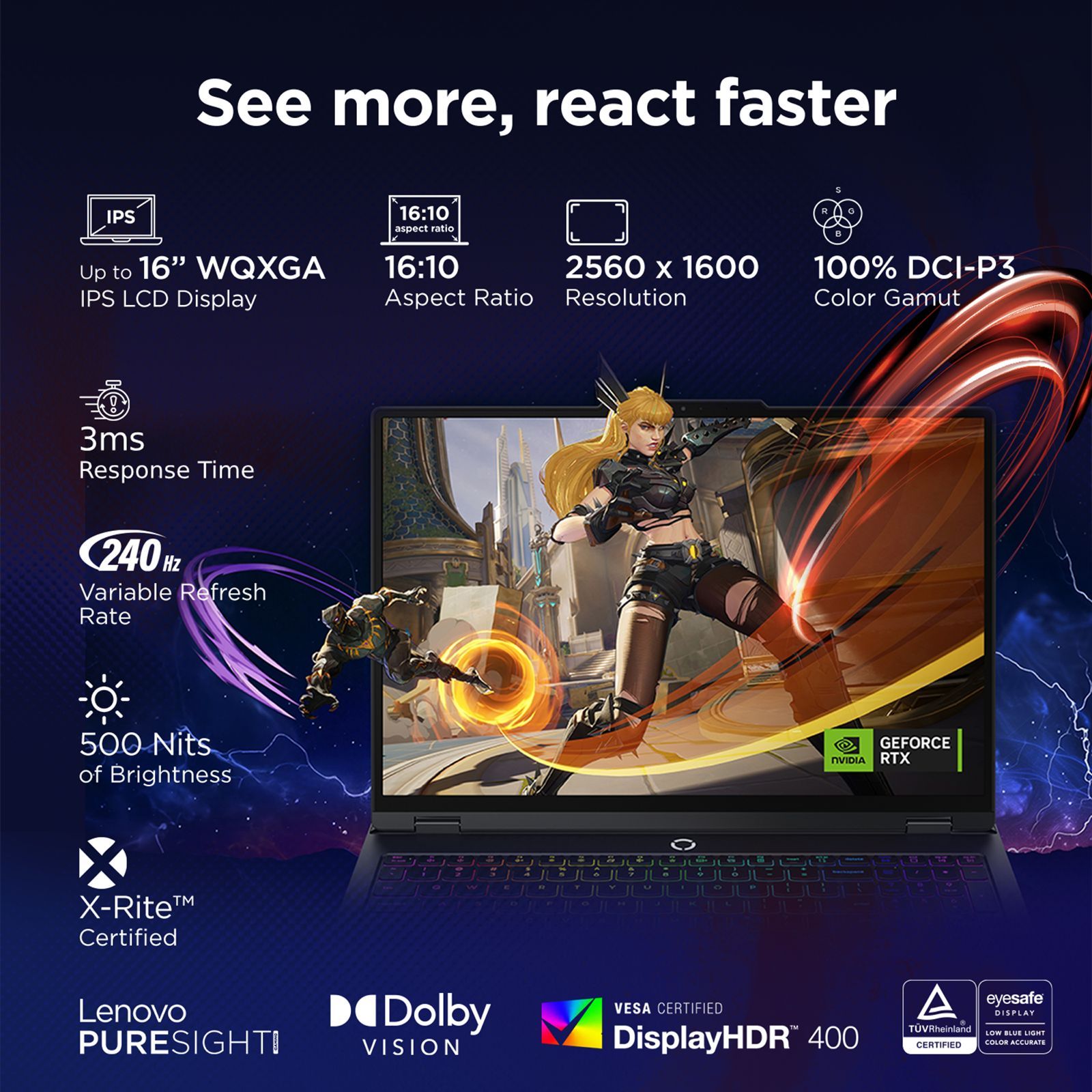 Lenovo Legion 5 16IRX10 Intel Core i7 14th Gen Gaming Laptop (32GB, 1TB SSD, Windows 11 Home, 8GB Graphics, 16 Inch 240 Hz WQXGA IPS Display, NVIDIA GeForce RTX 5060, MS Office Home 2024, Eclipse Black, 2.4 KG) Lenovo Legion 5 16IRX10 Intel Core i7 14th Gen Gaming Laptop (32GB, 1TB SSD, Windows 11 Home, 8GB Graphics, 16 Inch 240 Hz WQXGA IPS Display, NVIDIA GeForce RTX 5060, MS Office Home 2024, Eclipse Black, 2.4 KG)_6