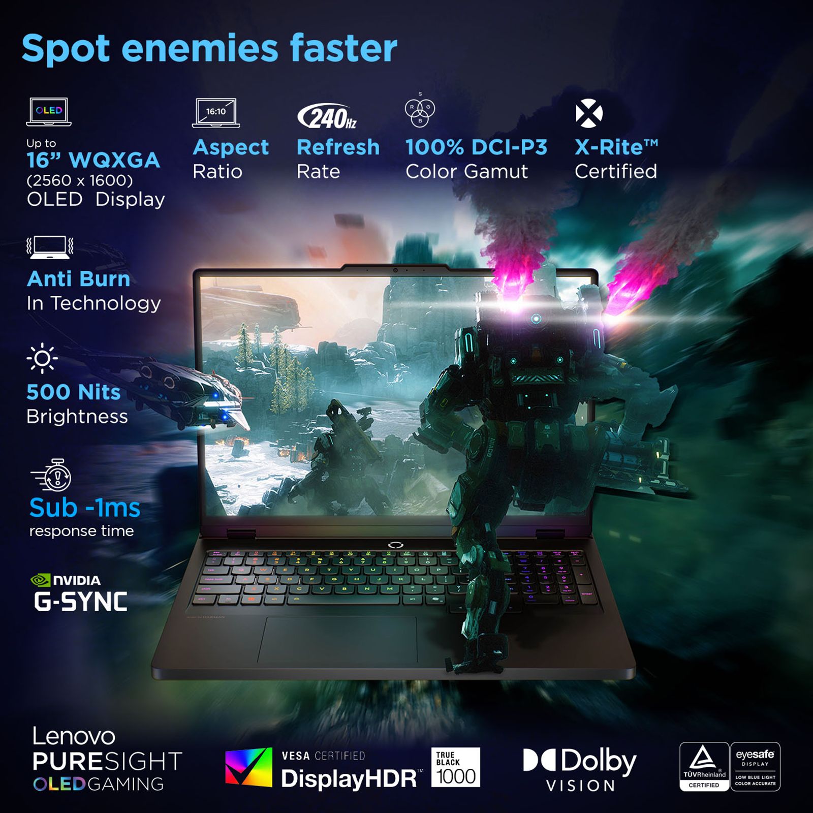 Lenovo Legion Pro 5 16IAX10 Intel Core Ultra 9 Gaming Laptop (32GB, 1TB SSD, Windows 11 Home, 8GB Graphics, 16 Inch 165 Hz WQXGA OLED Display, NVIDIA GeForce RTX 5070, MS Office Home 2024, Eclipse Black, 2.4 KG) Lenovo Legion Pro 5 16IAX10 Intel Core Ultra 9 Gaming Laptop (32GB, 1TB SSD, Windows 11 Home, 8GB Graphics, 16 Inch 165 Hz WQXGA OLED Display, NVIDIA GeForce RTX 5070, MS Office Home 2024, Eclipse Black, 2.4 KG)_14