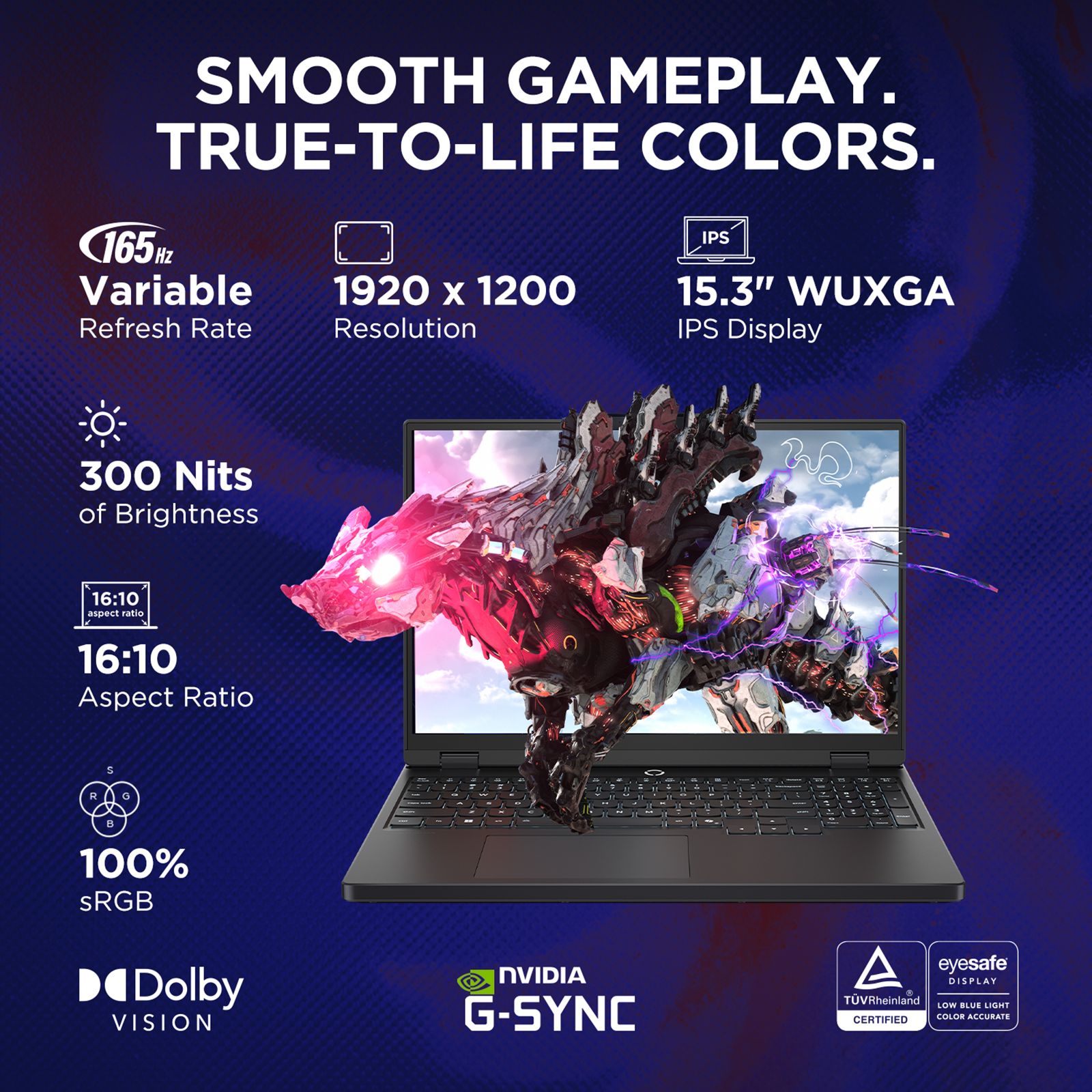 Lenovo Legion 5 15IRX10 Intel Core i7 13th Gen Gaming Laptop (16GB, 512GB SSD, Windows 11 Home, 8GB Graphics, 15.3 Inch 165 Hz WUXGA IPS Display, NVIDIA GeForce RTX 5050, MS Office Home 2024, Eclipse Black, 2.1 KG)_6