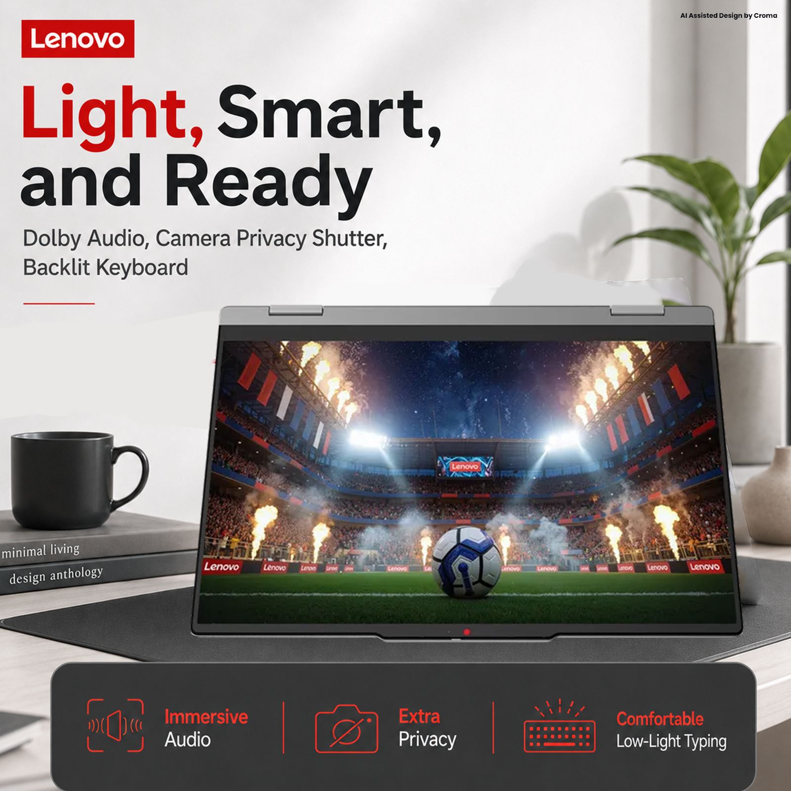 Lenovo IdeaPad 5 14IAL10 Intel Core Ultra 5 Touchscreen 2 in 1 Laptop (16GB, 512GB SSD, Windows 11 Home, 14 inch WUXGA IPS Display, MS Office Home 2024, Luna Grey, 1.6 KG) Lenovo IdeaPad 5 14IAL10 Intel Core Ultra 5 Touchscreen 2 in 1 Laptop (16GB, 512GB SSD, Windows 11 Home, 14 inch WUXGA IPS Display, MS Office Home 2024, Luna Grey, 1.6 KG)_3