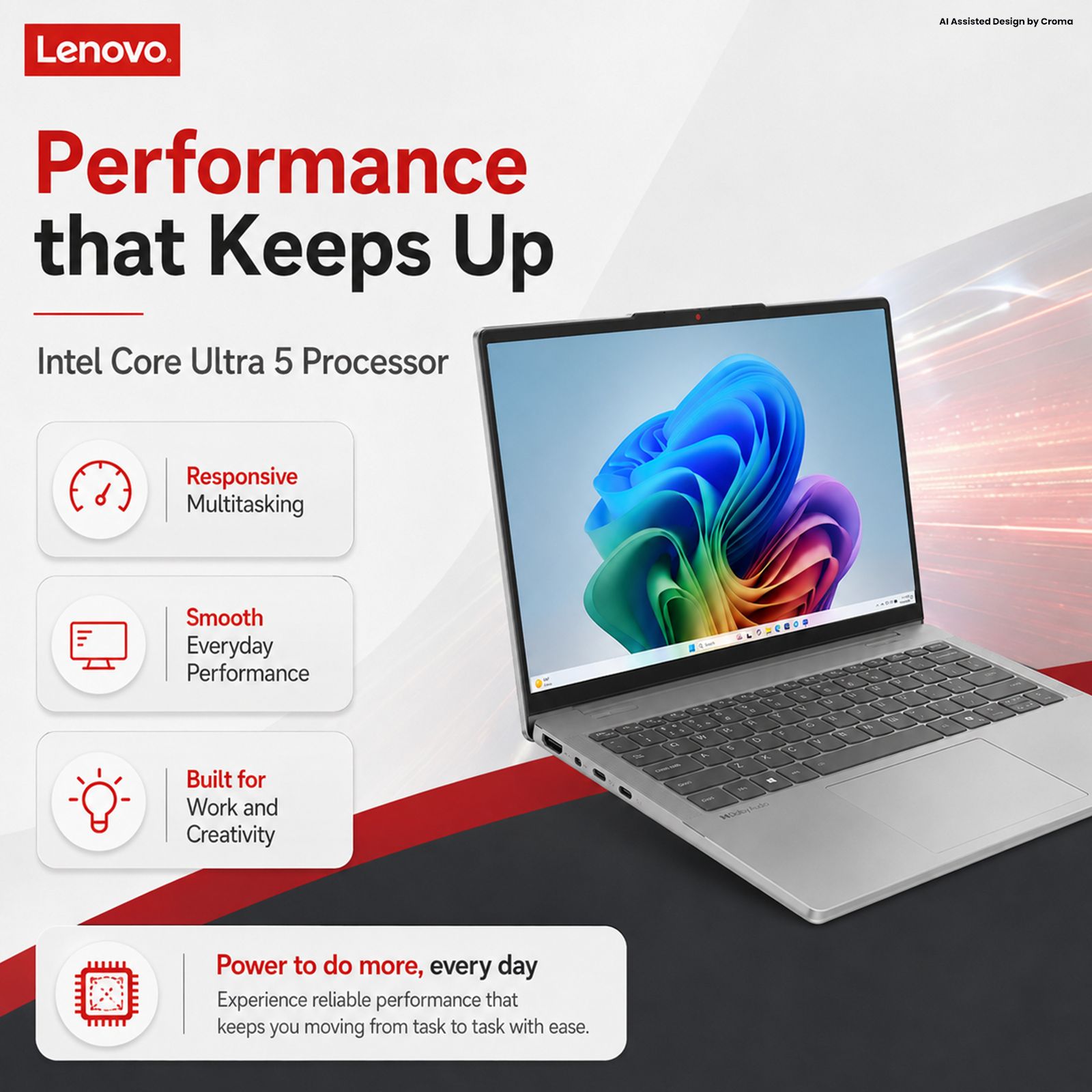 Lenovo IdeaPad 5 14IAL10 Intel Core Ultra 5 Touchscreen 2 in 1 Laptop (16GB, 512GB SSD, Windows 11 Home, 14 inch WUXGA IPS Display, MS Office Home 2024, Luna Grey, 1.6 KG) Lenovo IdeaPad 5 14IAL10 Intel Core Ultra 5 Touchscreen 2 in 1 Laptop (16GB, 512GB SSD, Windows 11 Home, 14 inch WUXGA IPS Display, MS Office Home 2024, Luna Grey, 1.6 KG)_4
