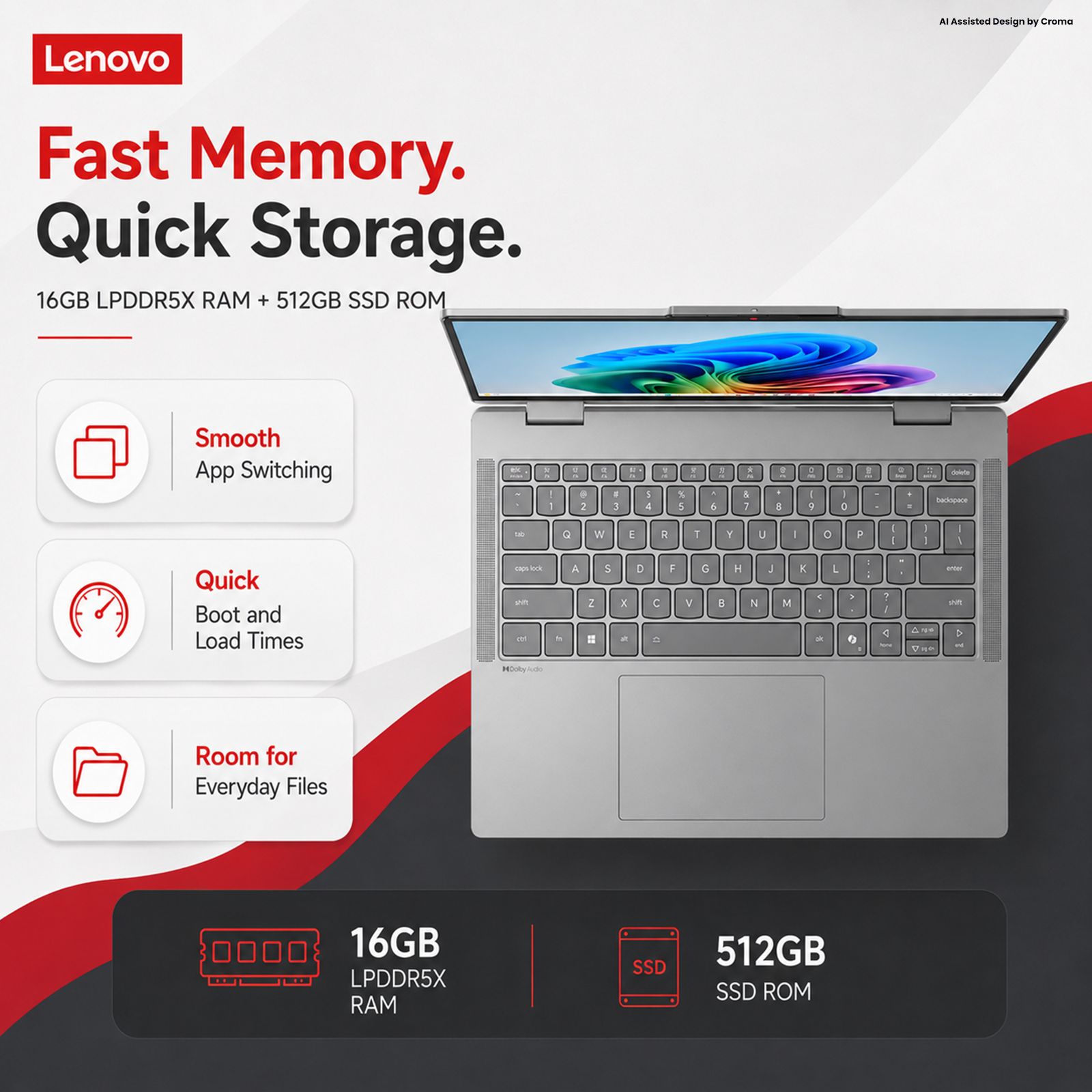 Lenovo IdeaPad 5 14IAL10 Intel Core Ultra 5 Touchscreen 2 in 1 Laptop (16GB, 512GB SSD, Windows 11 Home, 14 inch WUXGA IPS Display, MS Office Home 2024, Luna Grey, 1.6 KG) Lenovo IdeaPad 5 14IAL10 Intel Core Ultra 5 Touchscreen 2 in 1 Laptop (16GB, 512GB SSD, Windows 11 Home, 14 inch WUXGA IPS Display, MS Office Home 2024, Luna Grey, 1.6 KG)_5
