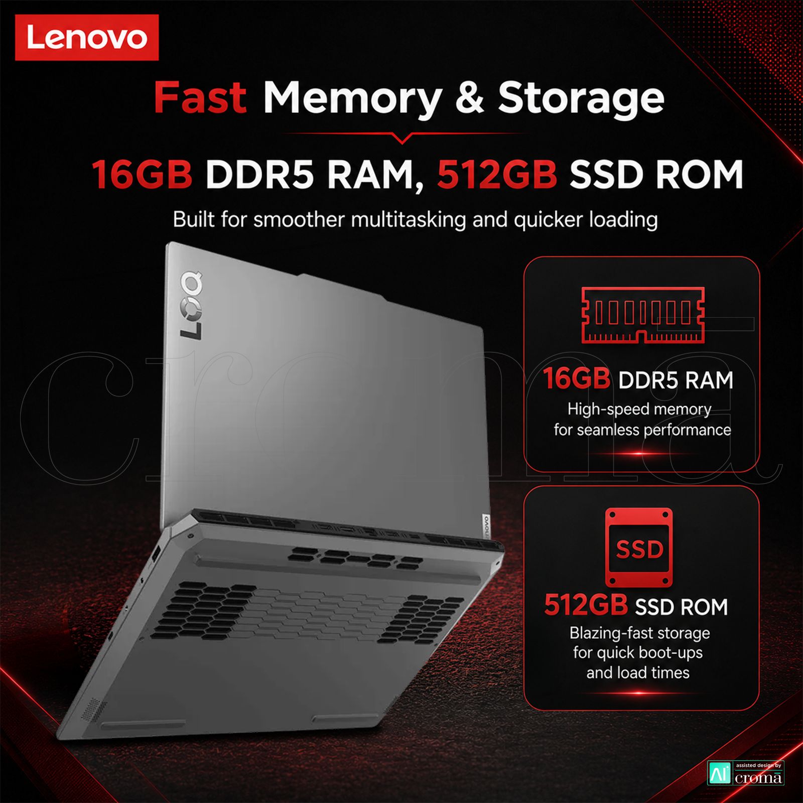 Lenovo LOQ 15IAX9 Intel Core i5 13th Gen Gaming Laptop (16GB, 512GB SSD, Windows 11 Home, 4GB Graphics, 15.6 inch 144 Hz Full HD IPS Display, NVIDIA GeForce RTX 3050A, MS Office 2024, Luna Grey, 2.38 KG) Lenovo LOQ 15IAX9 Intel Core i5 13th Gen Gaming Laptop (16GB, 512GB SSD, Windows 11 Home, 4GB Graphics, 15.6 inch 144 Hz Full HD IPS Display, NVIDIA GeForce RTX 3050A, MS Office 2024, Luna Grey, 2.38 KG)_4