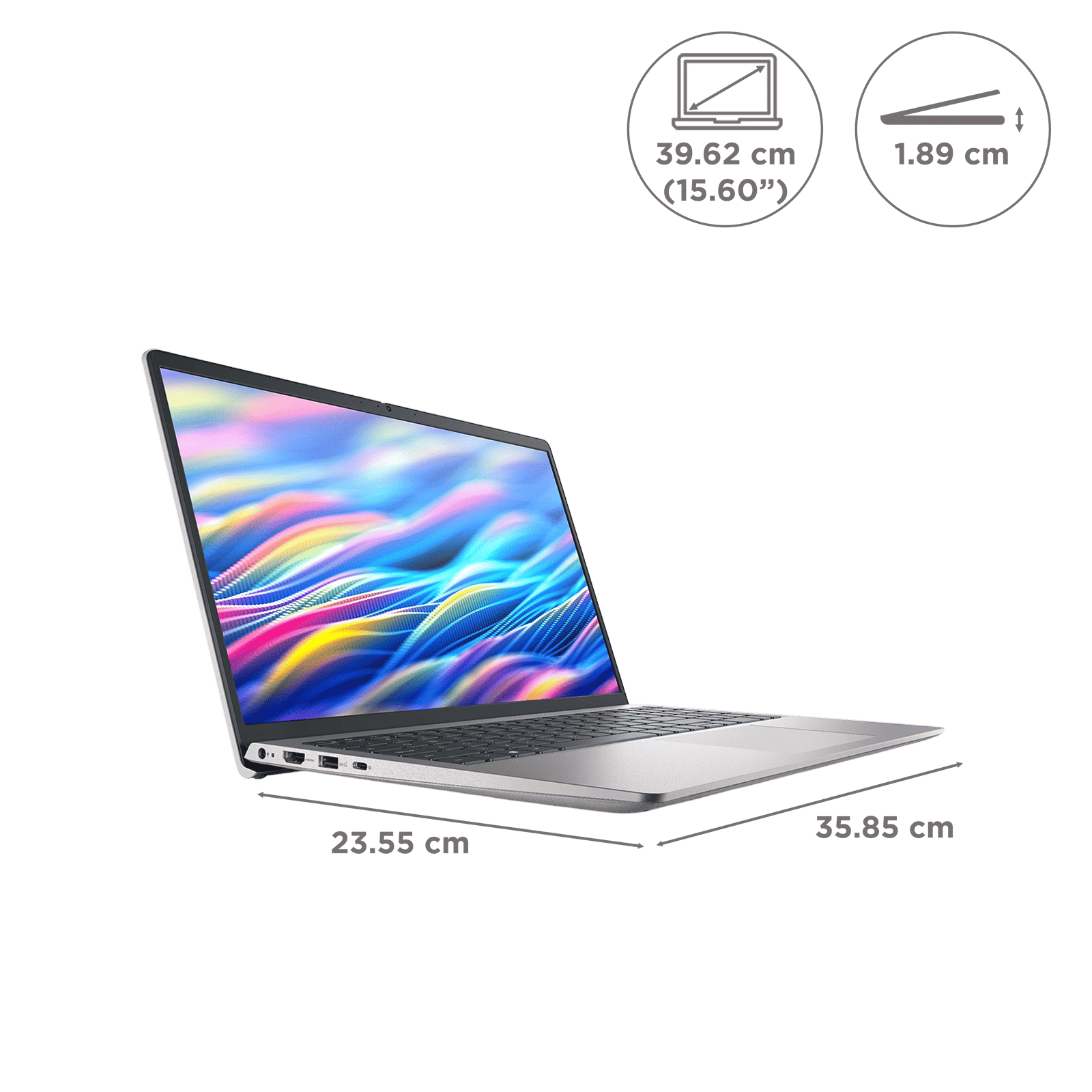 DELL DC 15260 Intel Core Ultra 5 225H Thin & Light Laptop (8GB, 512GB SSD, Windows 11 Home, 15.6 inch Full HD Anti-Glare Display, MS Office Home 2024, Platinum Silver, 1.66 KG) DELL DC 15260 Intel Core Ultra 5 225H Thin & Light Laptop (8GB, 512GB SSD, Windows 11 Home, 15.6 inch Full HD Anti-Glare Display, MS Office Home 2024, Platinum Silver, 1.66 KG)_2