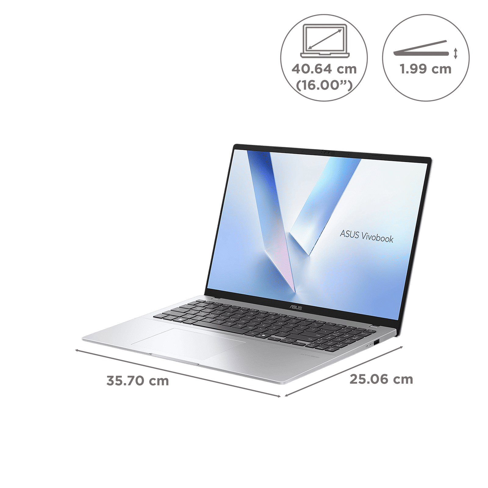 ASUS Vivobook 16 Intel Core Ultra 5 Thin & Light Laptop (16GB, 512GB SSD, Windows 11 Home, 16 inch WUXGA IPS Display, MS Office Home 2024, Cool Silver, 1.88 KG) ASUS Vivobook 16 Intel Core Ultra 5 Thin & Light Laptop (16GB, 512GB SSD, Windows 11 Home, 16 inch WUXGA IPS Display, MS Office Home 2024, Cool Silver, 1.88 KG)_12