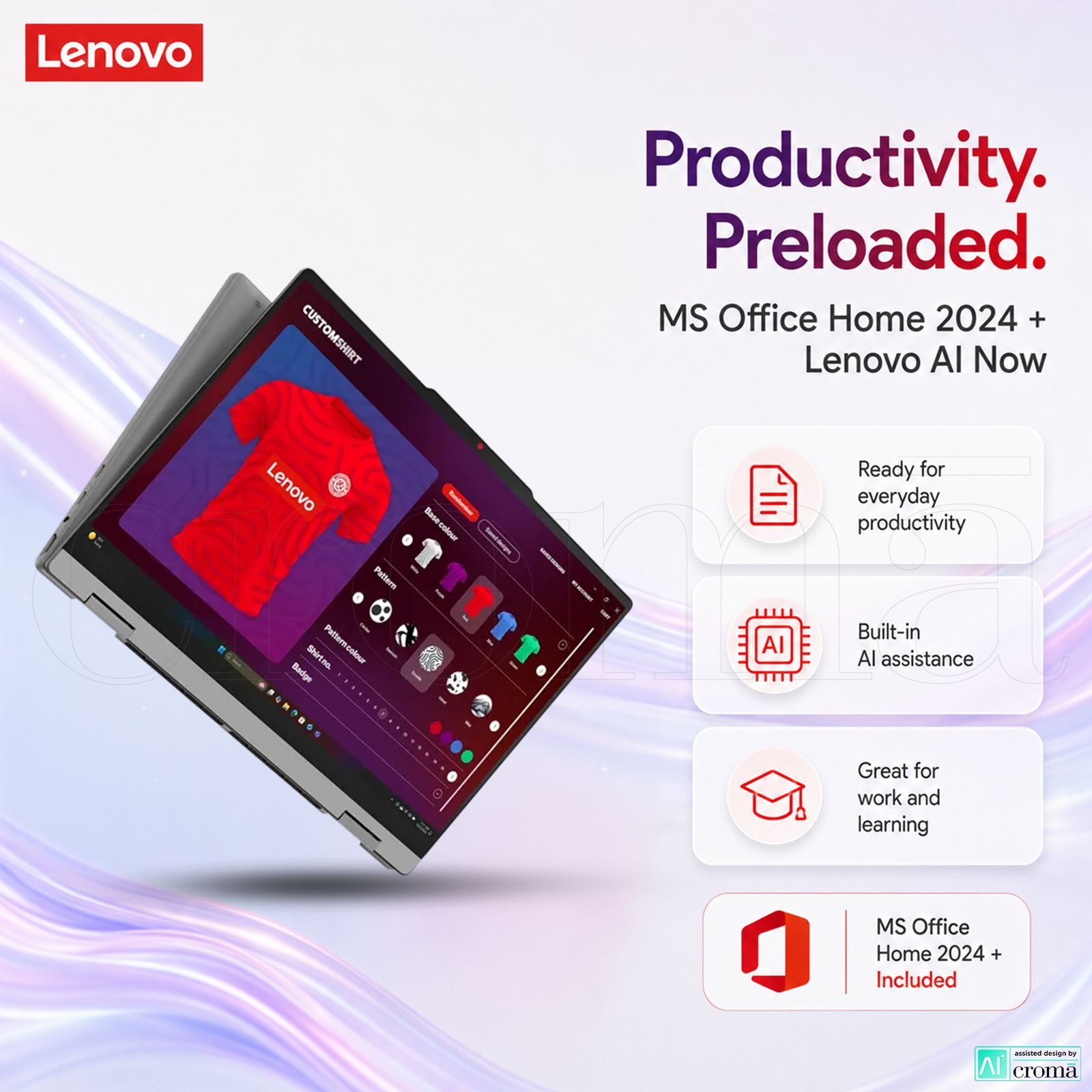 Lenovo IdeaPad Slim 5 14IPH11 Intel Core Ultra 5 Thin & Light Laptop (16GB, 512GB SSD, Windows 11 Home, 14 inch WUXGA OLED Display, MS Office 2024, Luna Grey, 1.37 KG) Lenovo IdeaPad Slim 5 14IPH11 Intel Core Ultra 5 Thin & Light Laptop (16GB, 512GB SSD, Windows 11 Home, 14 inch WUXGA OLED Display, MS Office 2024, Luna Grey, 1.37 KG)_3