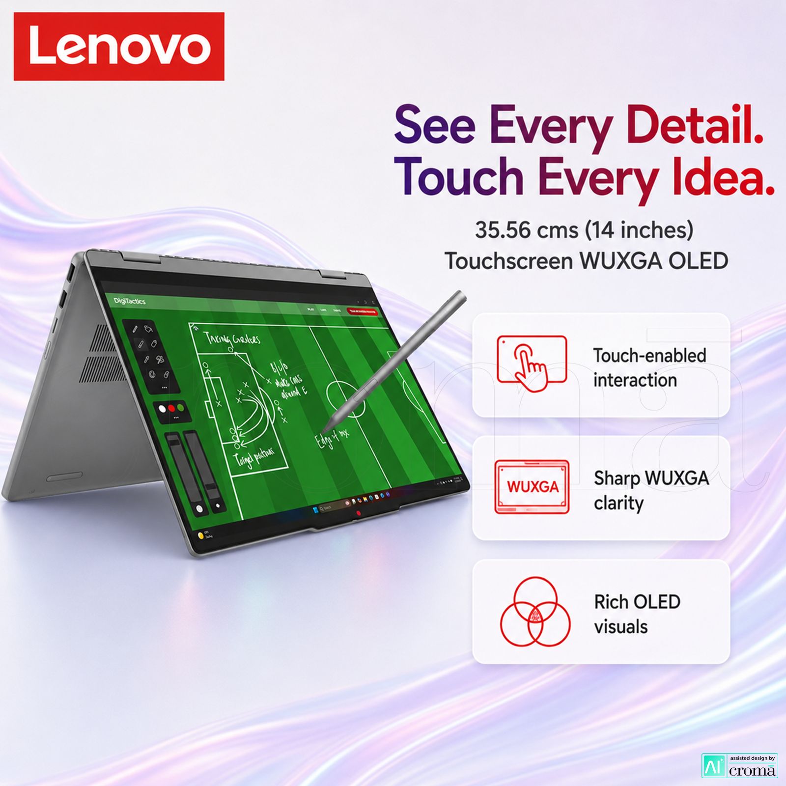 Lenovo IdeaPad Slim 5 14IPH11 Intel Core Ultra 5 Thin & Light Laptop (16GB, 512GB SSD, Windows 11 Home, 14 inch WUXGA OLED Display, MS Office 2024, Luna Grey, 1.37 KG) Lenovo IdeaPad Slim 5 14IPH11 Intel Core Ultra 5 Thin & Light Laptop (16GB, 512GB SSD, Windows 11 Home, 14 inch WUXGA OLED Display, MS Office 2024, Luna Grey, 1.37 KG)_5