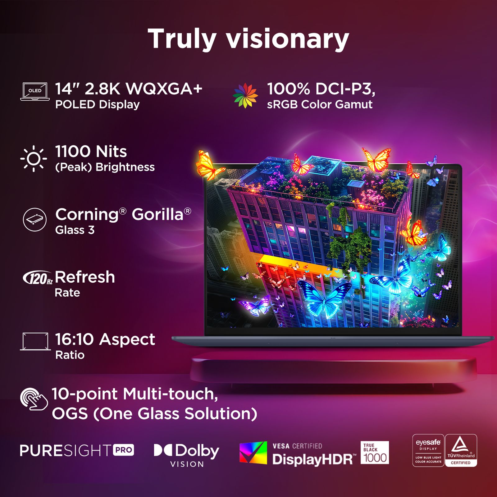 Lenovo Yoga Slim 7 Ultra 14IPH11 Intel Core Ultra 7 Touchscreen Thin & Light Laptop (32GB, 1TB SSD, Windows 11 Home, 14 inch 2.8K WQXGA+ POLED Display, MS Office Home 2024, Cosmic Blue, 0.97 KG) Lenovo Yoga Slim 7 Ultra 14IPH11 Intel Core Ultra 7 Touchscreen Thin & Light Laptop (32GB, 1TB SSD, Windows 11 Home, 14 inch 2.8K WQXGA+ POLED Display, MS Office Home 2024, Cosmic Blue, 0.97 KG)_2