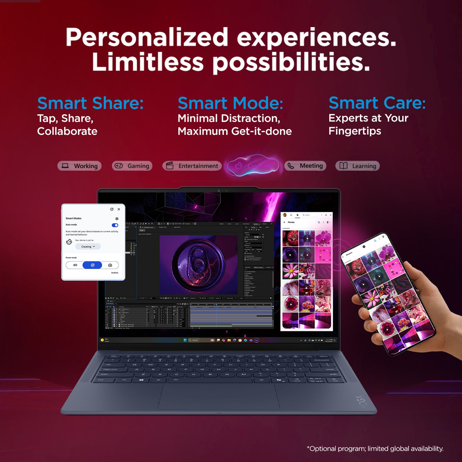 Lenovo Yoga Slim 7 Ultra 14IPH11 Intel Core Ultra 7 Touchscreen Thin & Light Laptop (32GB, 1TB SSD, Windows 11 Home, 14 inch 2.8K WQXGA+ POLED Display, MS Office Home 2024, Cosmic Blue, 0.97 KG) Lenovo Yoga Slim 7 Ultra 14IPH11 Intel Core Ultra 7 Touchscreen Thin & Light Laptop (32GB, 1TB SSD, Windows 11 Home, 14 inch 2.8K WQXGA+ POLED Display, MS Office Home 2024, Cosmic Blue, 0.97 KG)_4