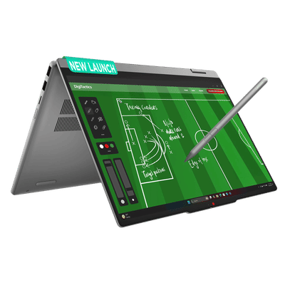Lenovo IdeaPad 5 14IPH11 Intel Core Ultra 5 Touchscreen 2-in-1 Laptop (16GB, 512GB SSD, Windows 11 Home, 14 inch WUXGA IPS Display, MS Office 2024, Luna Grey, 1.54 KG)