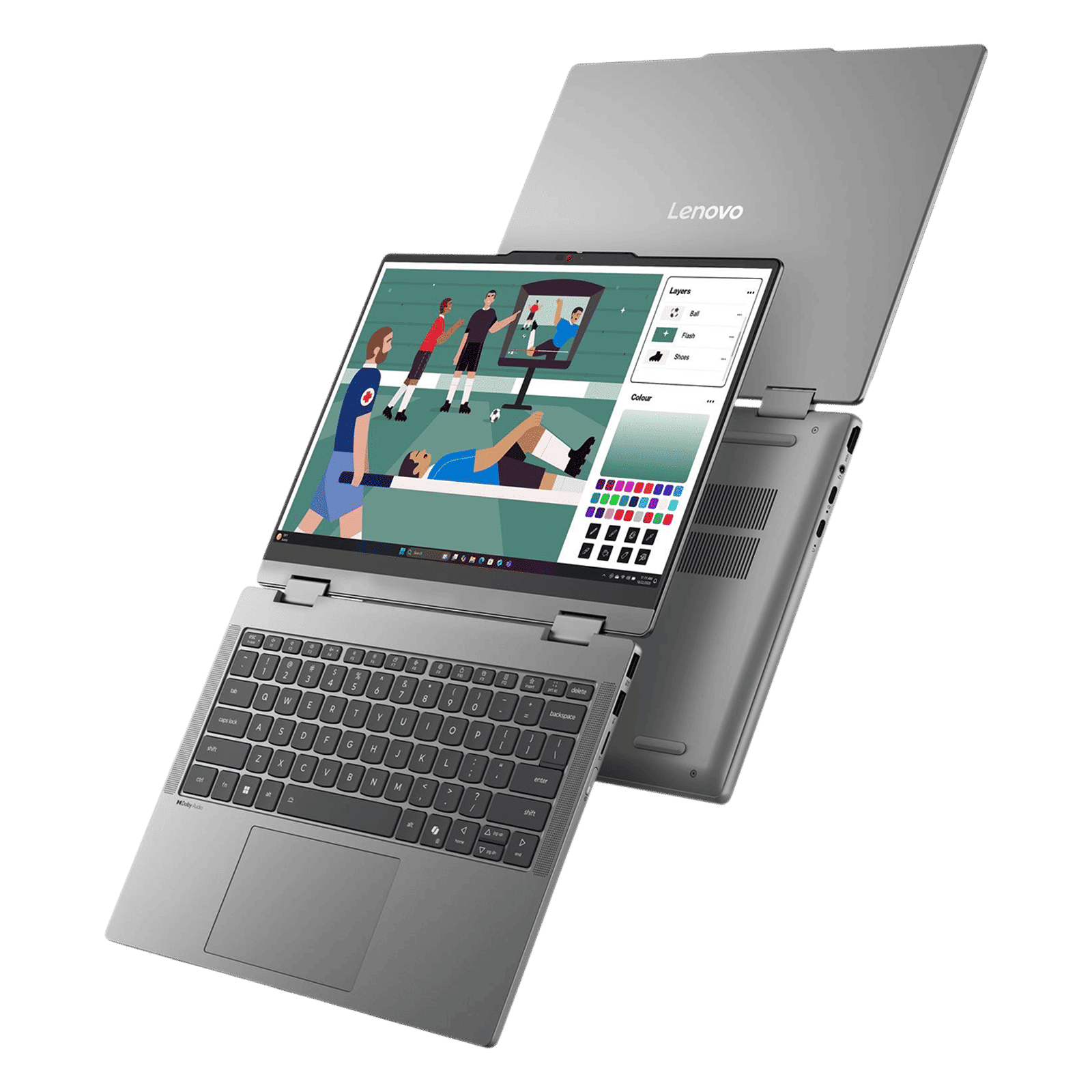 Lenovo IdeaPad 5 14IPH11 Intel Core Ultra 5 Touchscreen 2-in-1 Laptop (16GB, 512GB SSD, Windows 11 Home, 14 inch WUXGA IPS Display, MS Office 2024, Luna Grey, 1.54 KG) Lenovo IdeaPad 5 14IPH11 Intel Core Ultra 5 Touchscreen 2-in-1 Laptop (16GB, 512GB SSD, Windows 11 Home, 14 inch WUXGA IPS Display, MS Office 2024, Luna Grey, 1.54 KG)_19