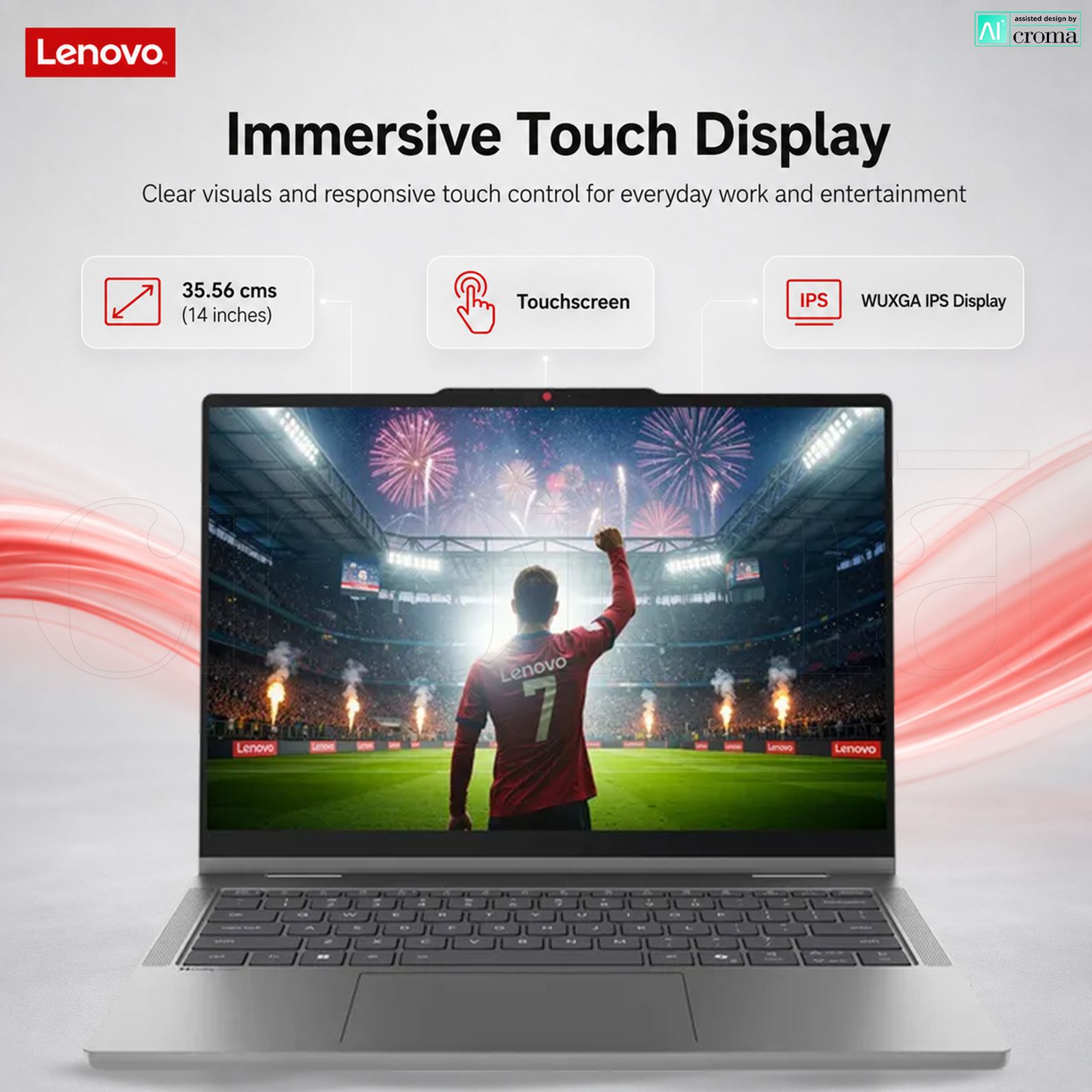 Lenovo IdeaPad 5 14IPH11 Intel Core Ultra 5 Touchscreen 2-in-1 Laptop (16GB, 512GB SSD, Windows 11 Home, 14 inch WUXGA IPS Display, MS Office 2024, Luna Grey, 1.54 KG) Lenovo IdeaPad 5 14IPH11 Intel Core Ultra 5 Touchscreen 2-in-1 Laptop (16GB, 512GB SSD, Windows 11 Home, 14 inch WUXGA IPS Display, MS Office 2024, Luna Grey, 1.54 KG)_6