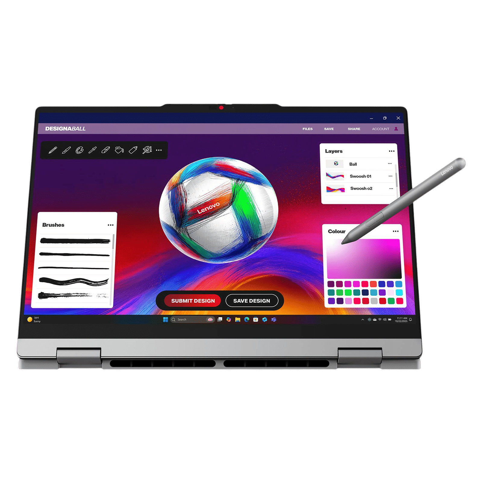Lenovo IdeaPad 5 14IPH11 Intel Core Ultra 5 Touchscreen 2-in-1 Laptop (16GB, 512GB SSD, Windows 11 Home, 14 inch WUXGA IPS Display, MS Office 2024, Luna Grey, 1.54 KG) Lenovo IdeaPad 5 14IPH11 Intel Core Ultra 5 Touchscreen 2-in-1 Laptop (16GB, 512GB SSD, Windows 11 Home, 14 inch WUXGA IPS Display, MS Office 2024, Luna Grey, 1.54 KG)_7