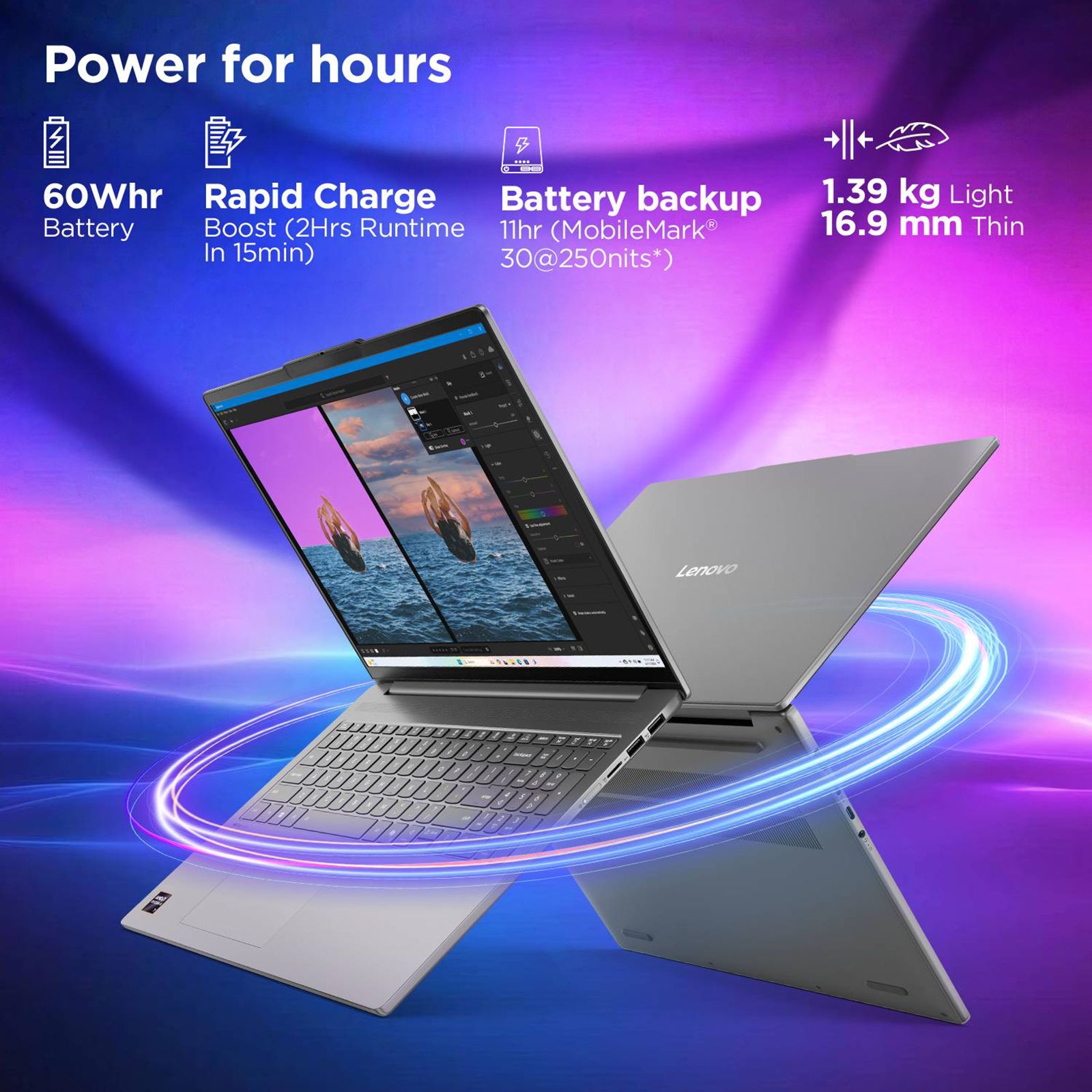 Lenovo IdeaPad Slim 5 14AKP10 AMD Ryzen AI 5 Thin & Light Laptop (16GB, 512GB SSD, Windows 11 Home, 14 inch WUXGA IPS Display, MS Office Home 2024, Luna Grey, 1.47 KG) Lenovo IdeaPad Slim 5 14AKP10 AMD Ryzen AI 5 Thin & Light Laptop (16GB, 512GB SSD, Windows 11 Home, 14 inch WUXGA IPS Display, MS Office Home 2024, Luna Grey, 1.47 KG)_15