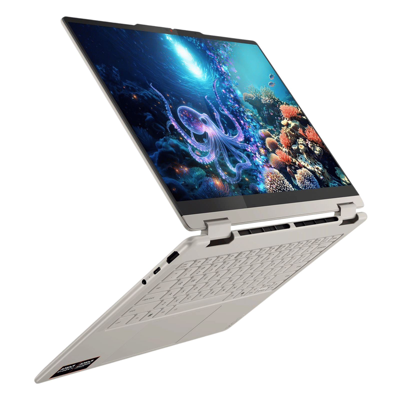 Lenovo Yoga 7 AMD Ryzen AI 7 Touchscreen 2-in-1 Laptop (16GB, 512GB SSD, Windows 11 Home, 14 inch WUXGA OLED Display, MS Office Home 2024, Seashell, 1.38 KG) Lenovo Yoga 7 AMD Ryzen AI 7 Touchscreen 2-in-1 Laptop (16GB, 512GB SSD, Windows 11 Home, 14 inch WUXGA OLED Display, MS Office Home 2024, Seashell, 1.38 KG)_9