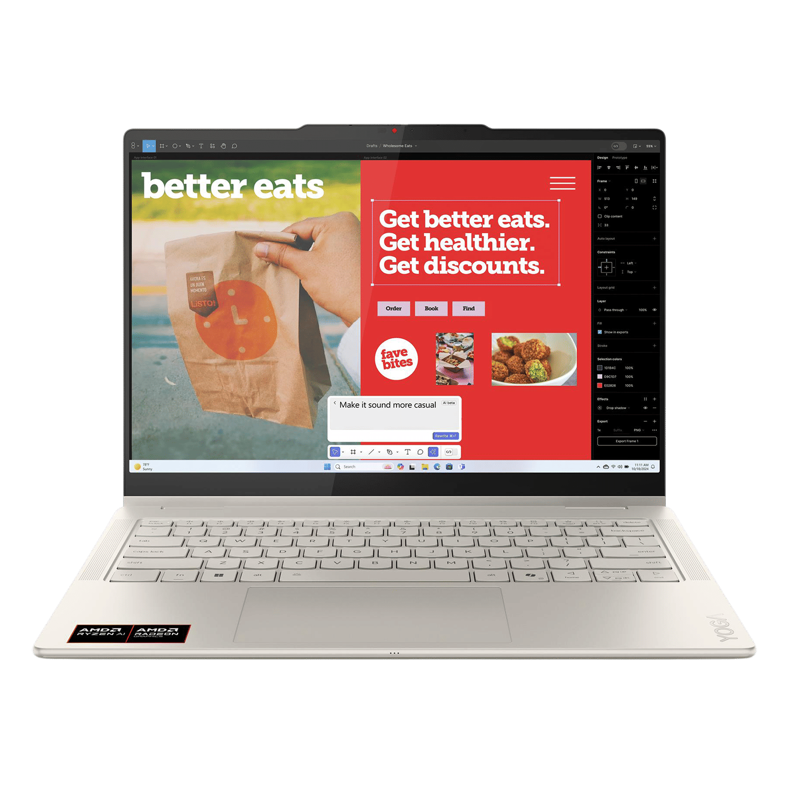 Lenovo Yoga 7 AMD Ryzen AI 7 Touchscreen 2-in-1 Laptop (16GB, 512GB SSD, Windows 11 Home, 14 inch WUXGA OLED Display, MS Office Home 2024, Seashell, 1.38 KG) Lenovo Yoga 7 AMD Ryzen AI 7 Touchscreen 2-in-1 Laptop (16GB, 512GB SSD, Windows 11 Home, 14 inch WUXGA OLED Display, MS Office Home 2024, Seashell, 1.38 KG)_10
