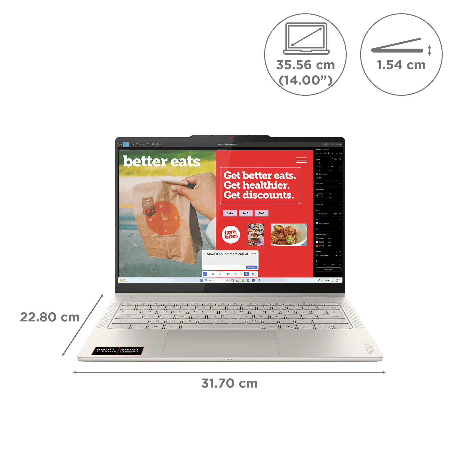 Lenovo Yoga 7 AMD Ryzen AI 7 Touchscreen 2-in-1 Laptop (16GB, 512GB SSD, Windows 11 Home, 14 inch WUXGA OLED Display, MS Office Home 2024, Seashell, 1.38 KG) Lenovo Yoga 7 AMD Ryzen AI 7 Touchscreen 2-in-1 Laptop (16GB, 512GB SSD, Windows 11 Home, 14 inch WUXGA OLED Display, MS Office Home 2024, Seashell, 1.38 KG)_2