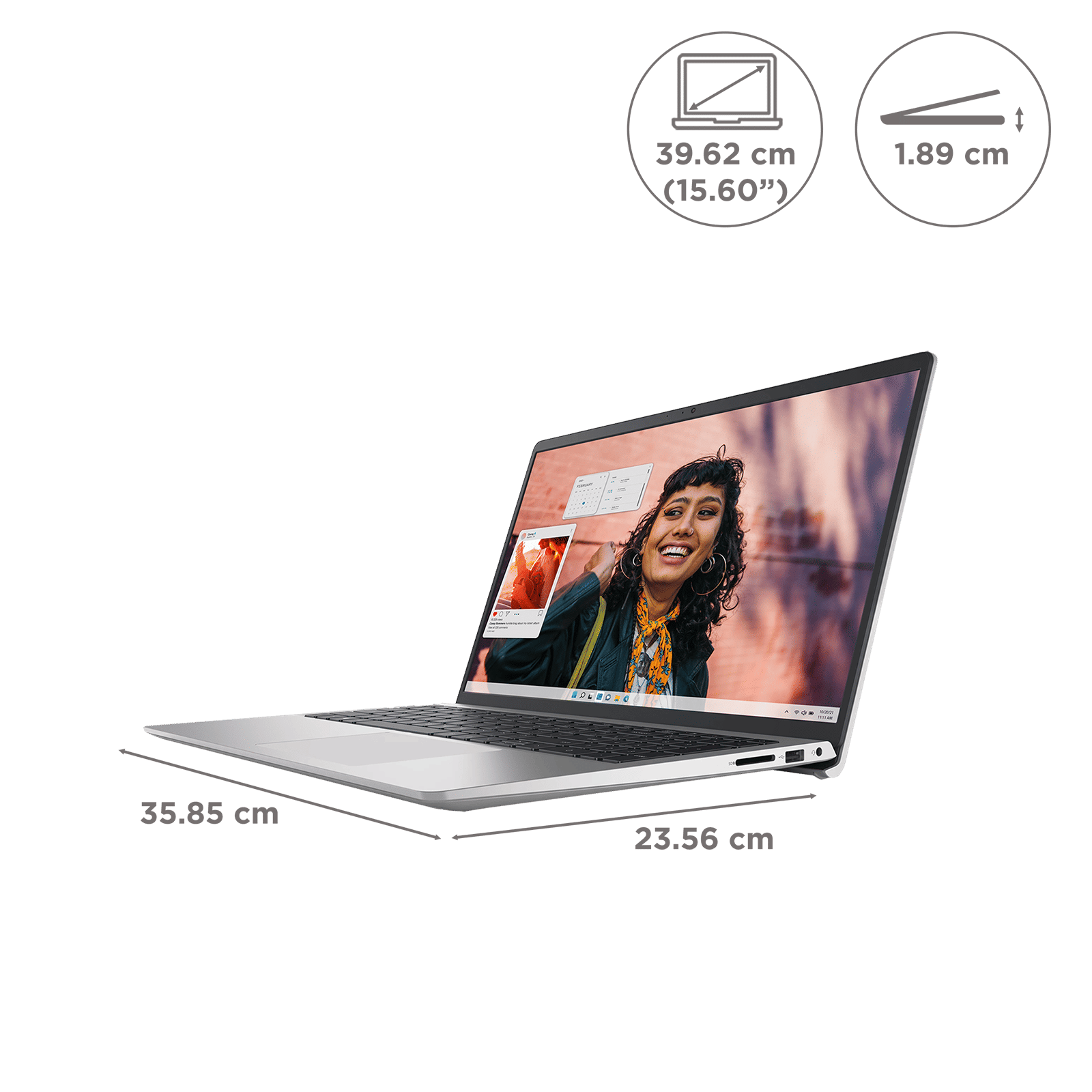 DELL DC 15250 Intel Core 3 Thin & Light Laptop (8GB, 512GB SSD, Windows 11, 15.6 inch Full HD Display, MS Office Home 2024, Platinum Silver, 1.66 KG) DELL DC 15250 Intel Core 3 Thin & Light Laptop (8GB, 512GB SSD, Windows 11, 15.6 inch Full HD Display, MS Office Home 2024, Platinum Silver, 1.66 KG)_2