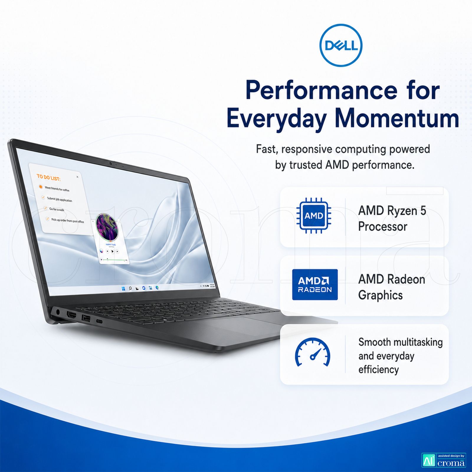 DELL DC15255 AMD Ryzen 5 Notebook Laptop (8GB, 512GB SSD, Windows 11, 15.6 inch Full HD Display, MS Office Home 2024, Carbon Black, 1.66 KG) DELL DC15255 AMD Ryzen 5 Notebook Laptop (8GB, 512GB SSD, Windows 11, 15.6 inch Full HD Display, MS Office Home 2024, Carbon Black, 1.66 KG)_4