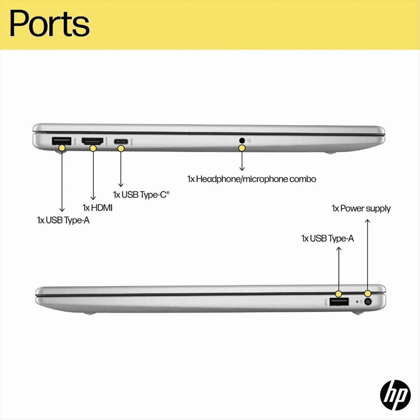HP 15-hr1004TU Intel Core Ultra 5 125H Laptop (24GB, 1TB SSD, Windows 11 Home, 15.6 inch Full HD IPS Display, Natural Silver, 1.65 KG)_4