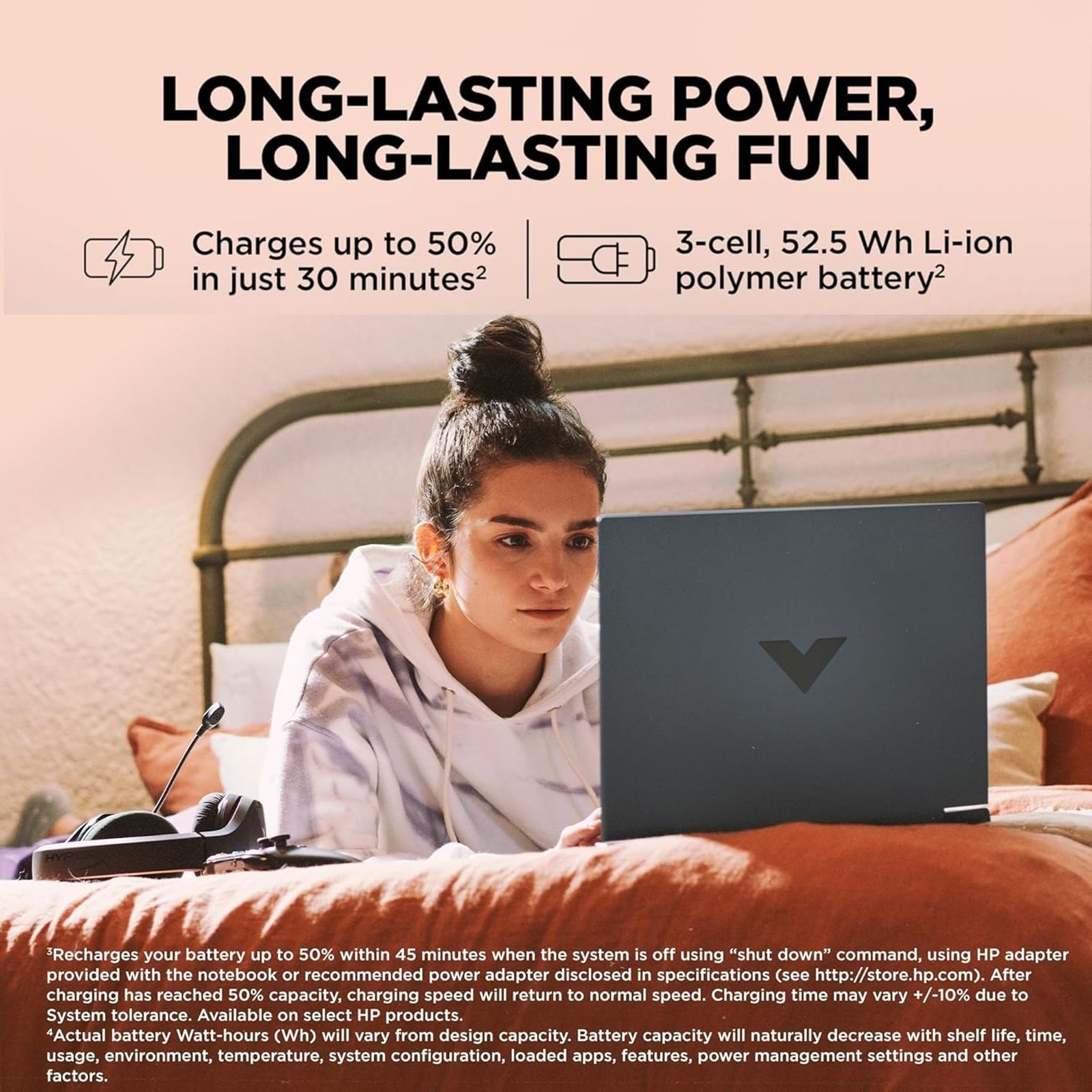 HP Victus 15-fb3123AX AMD Ryzen 7 Gaming Laptop (16GB, 512GB SSD, Windows 11 Home, 4GB Graphics, 15.6 inch 144 Hz Full HD IPS Display, NVIDIA GeForce RTX 2050, MS Office Home 2024, Mica Silver, 2.29 KG) HP Victus 15-fb3123AX AMD Ryzen 7 Gaming Laptop (16GB, 512GB SSD, Windows 11 Home, 4GB Graphics, 15.6 inch 144 Hz Full HD IPS Display, NVIDIA GeForce RTX 2050, MS Office Home 2024, Mica Silver, 2.29 KG)_5