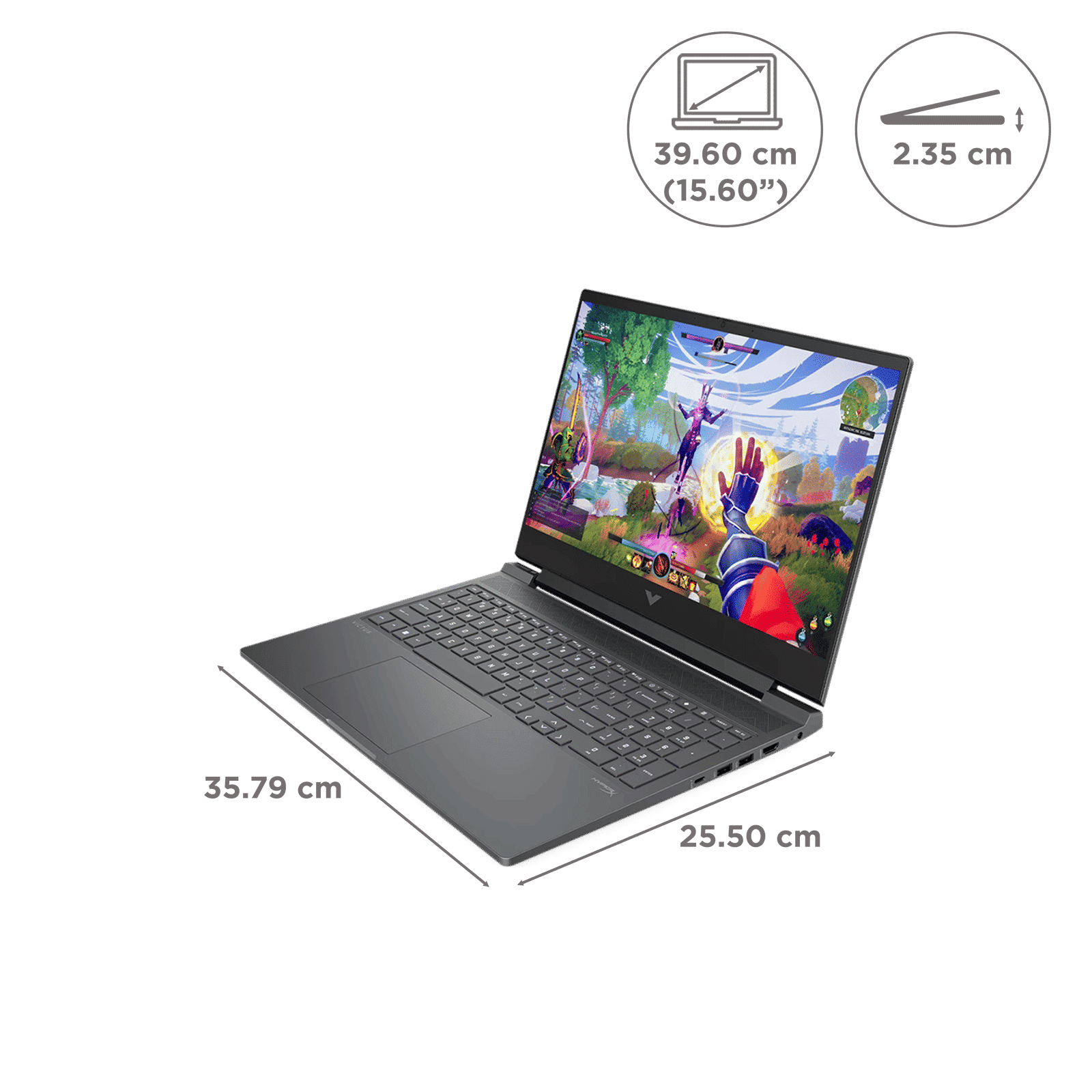 HP Victus 15-fa2316TX Intel Core i5 14th Gen Gaming Laptop (24GB, 512GB SSD, Windows 11 Home, 6GB Graphics, 15.6 inch 144 Hz Full HD IPS Display, NVIDIA GeForce RTX 3050, Mica Silver, 2.29 KG) HP Victus 15-fa2316TX Intel Core i5 14th Gen Gaming Laptop (24GB, 512GB SSD, Windows 11 Home, 6GB Graphics, 15.6 inch 144 Hz Full HD IPS Display, NVIDIA GeForce RTX 3050, Mica Silver, 2.29 KG)_8