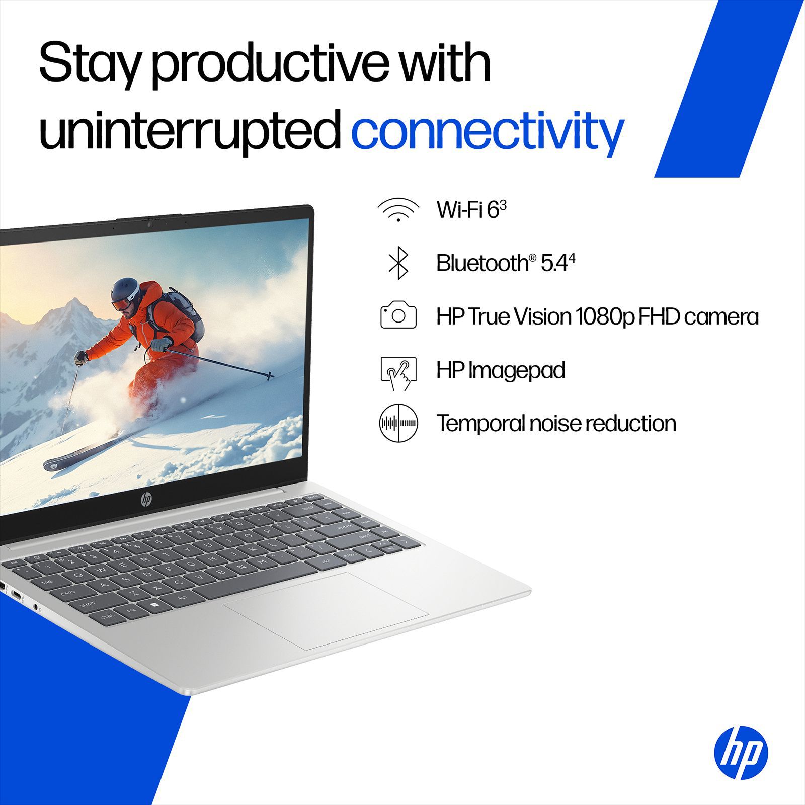 HP 14-ep1182TU Intel Core Ultra 7 Thin & Light Laptop (24GB, 1 TB SSD, Windows 11 Home, 14 inch Full HD IPS Display, MS Office 2024, Natural Silver, 1.40 KG)_5