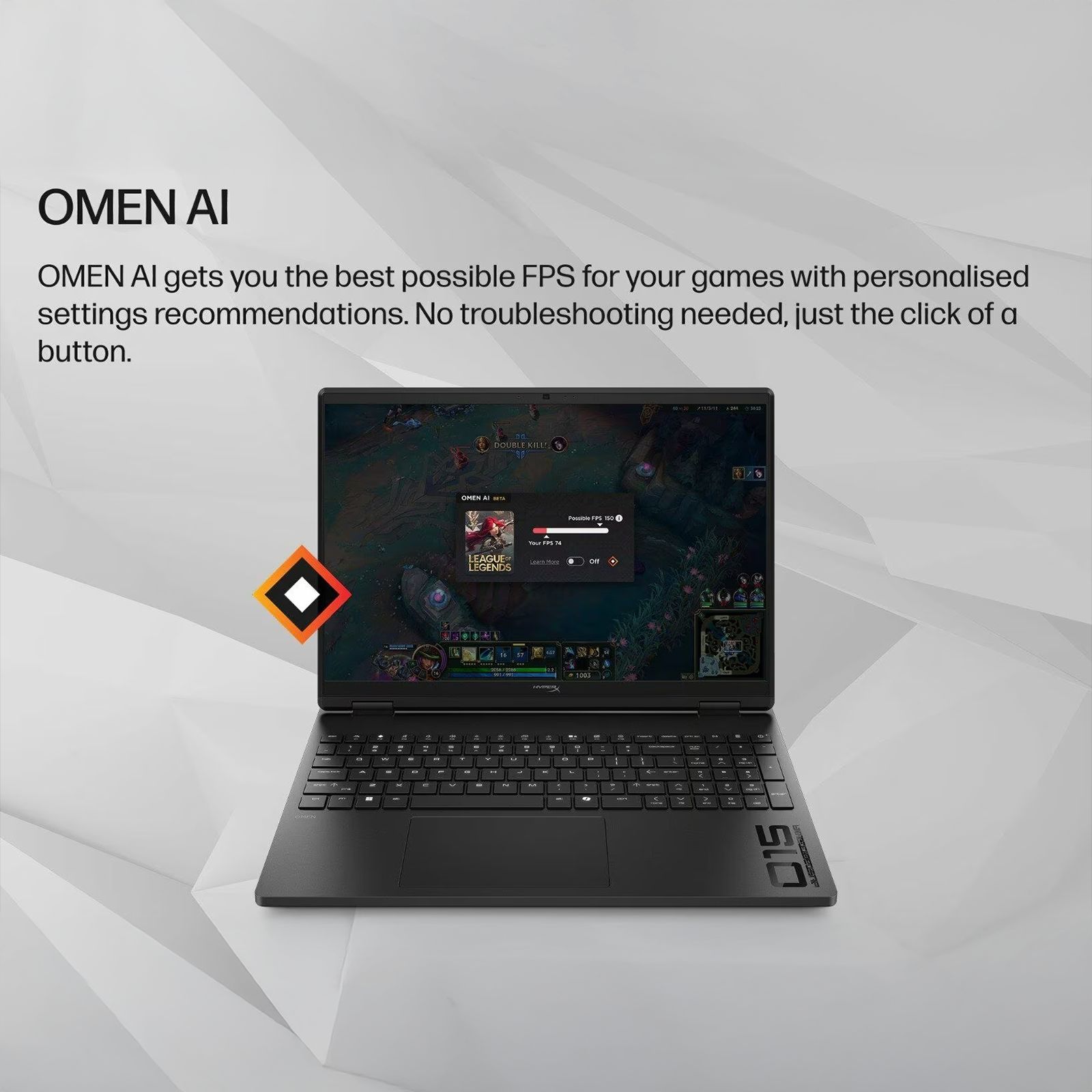 HP HyperX OMEN 15-ga0028TX Intel Core i7 14th Gen Gaming Laptop (24GB, 1TB SSD, Windows 11 Home, 8GB Graphics, 15.3 inch 180 Hz WQXGA IPS Display, NVIDIA GeForce RTX 5050, MS Office Home 2024, Shadow Black, 2.21 KG)_3