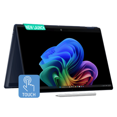 HP OmniBook X Flip Intel Core Ultra 7 2-in-1 Laptop (16GB, 1TB SSD, Windows 11 Home, 14 inch UWVA OLED Display, MS Office Home 2024, Atmospheric Blue, 1.38 KG)