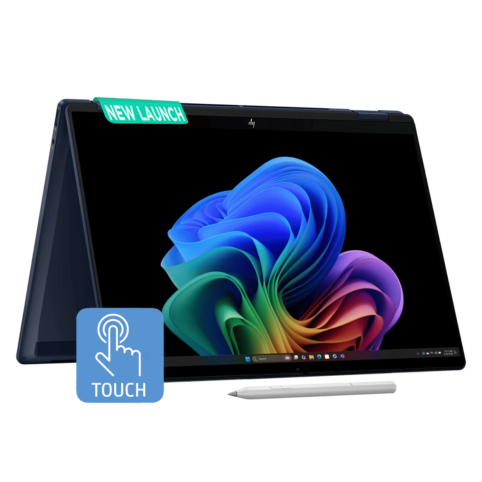 HP OmniBook X Flip Intel Core Ultra 7 2-in-1 Laptop (16GB, 1TB SSD, Windows 11 Home, 14 inch UWVA OLED Display, MS Office Home 2024, Atmospheric Blue, 1.38 KG) HP OmniBook X Flip Intel Core Ultra 7 2-in-1 Laptop (16GB, 1TB SSD, Windows 11 Home, 14 inch UWVA OLED Display, MS Office Home 2024, Atmospheric Blue, 1.38 KG)_1