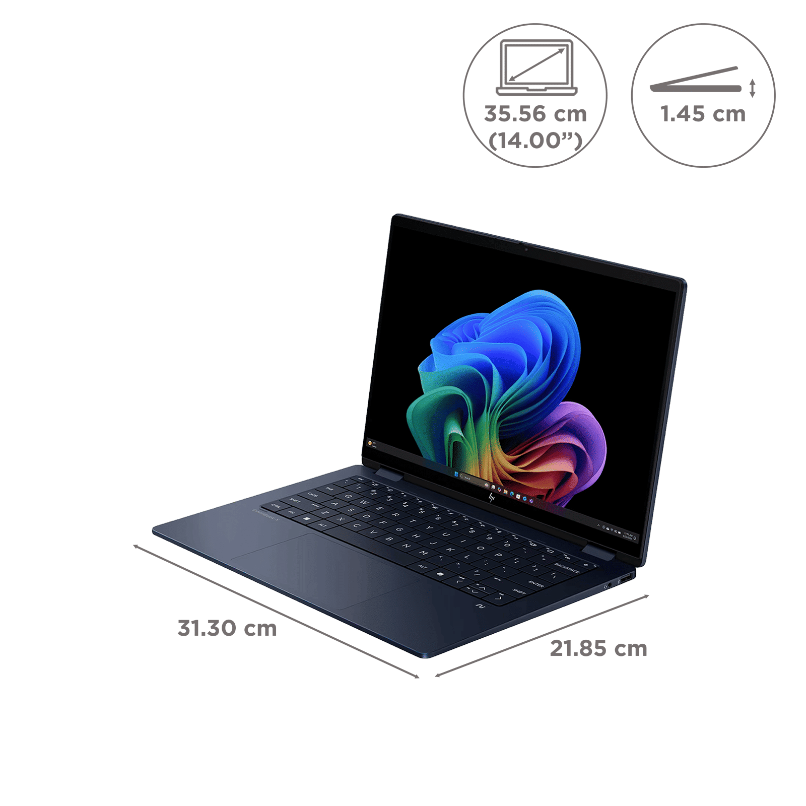 HP OmniBook X Flip Intel Core Ultra 7 2-in-1 Laptop (16GB, 1TB SSD, Windows 11 Home, 14 inch UWVA OLED Display, MS Office Home 2024, Atmospheric Blue, 1.38 KG) HP OmniBook X Flip Intel Core Ultra 7 2-in-1 Laptop (16GB, 1TB SSD, Windows 11 Home, 14 inch UWVA OLED Display, MS Office Home 2024, Atmospheric Blue, 1.38 KG)_12