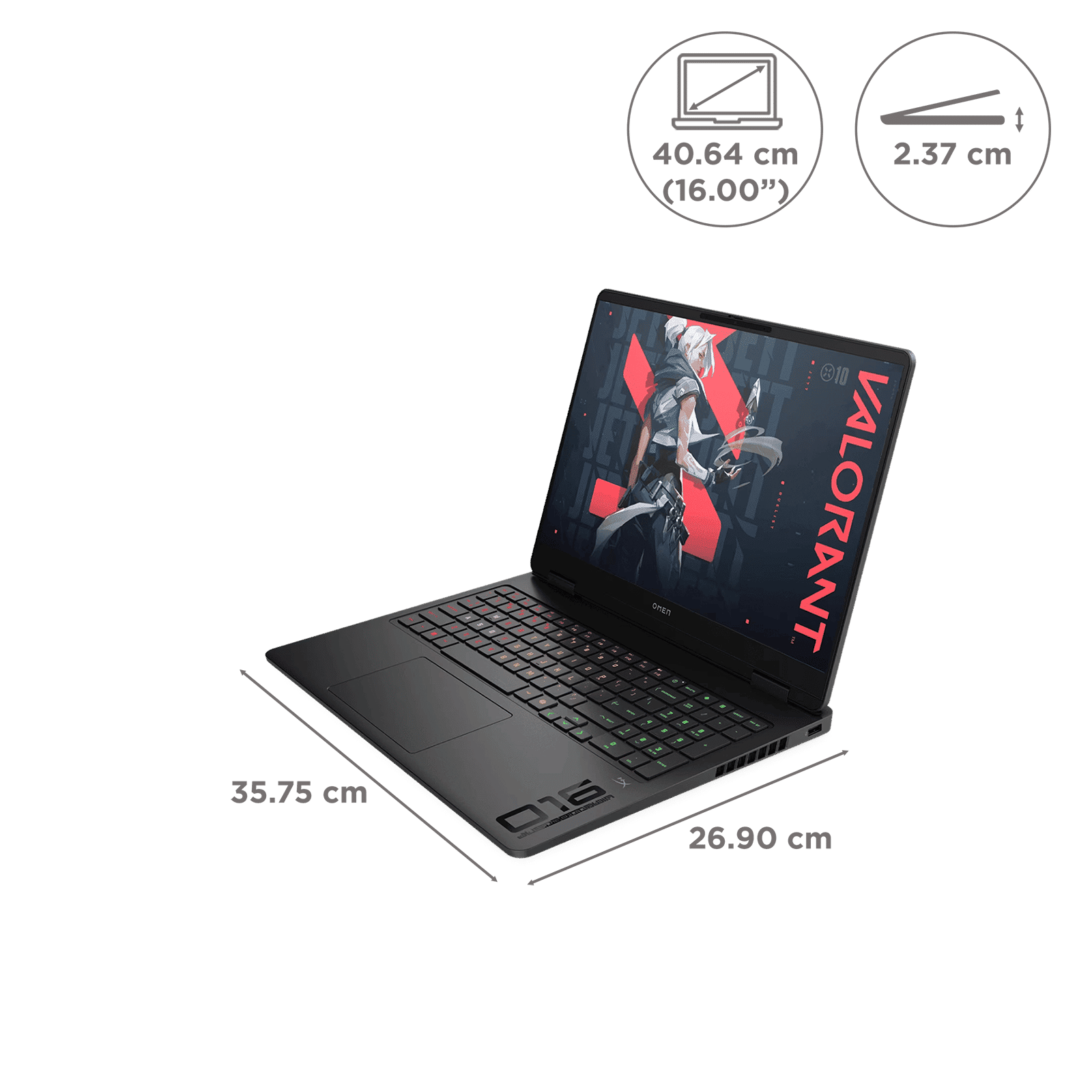 HP OMEN 16 AMD Ryzen AI 7 Gaming Laptop (24GB, 1TB SSD, Windows 11 Home, 8GB Graphics, 16 inch 165 Hz 2K IPS Display, NVIDIA GeForce RTX 5060, MS Office Home 2024, Shadow Black, 2.44 KG)_10