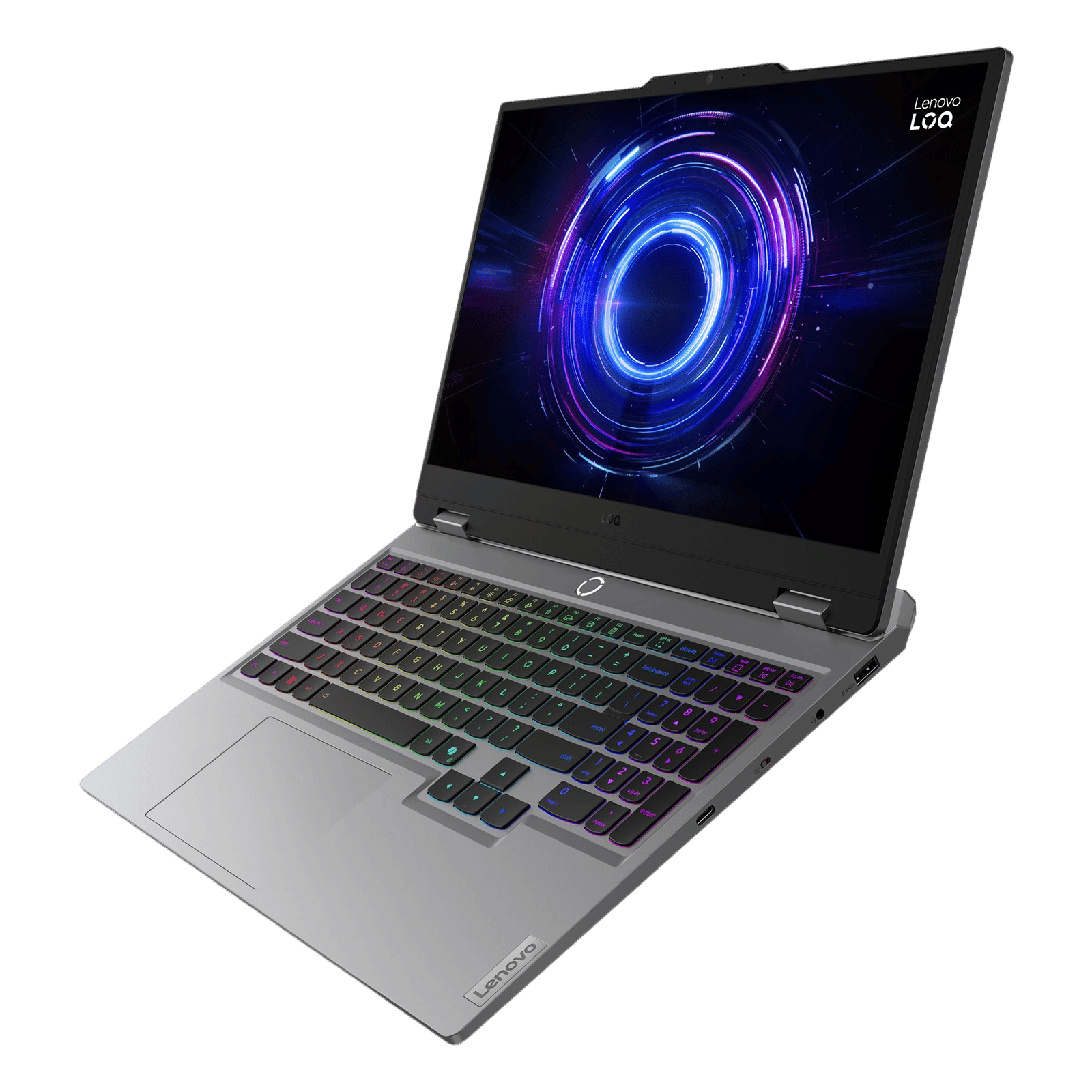 Lenovo LOQ 15IRX10 Intel Core i7 13th Gen Gaming Laptop (16GB, 1TB SSD, Windows 11 Home, 8GB Graphics, 15.6 Inch 144 Hz FHD IPS Display, NVIDIA GeForce RTX 5050, MS Office Home 2024, Luna Grey, 2.4 KG)_3