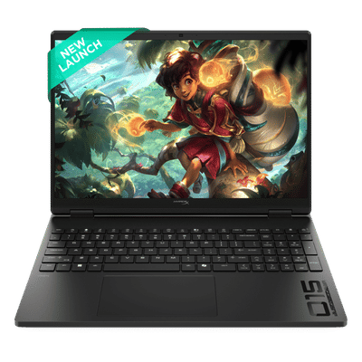 HP HyperX OMEN 15-gb0038AX AMD Ryzen 7 Gaming Laptop (24GB, 1TB SSD, Windows 11 Home, 8GB Graphics, 15.3 inch 180 Hz 2.5K IPS Display, NVIDIA GeForce RTX 5050, MS Office 2024, Shadow Black, 2.42 KG)