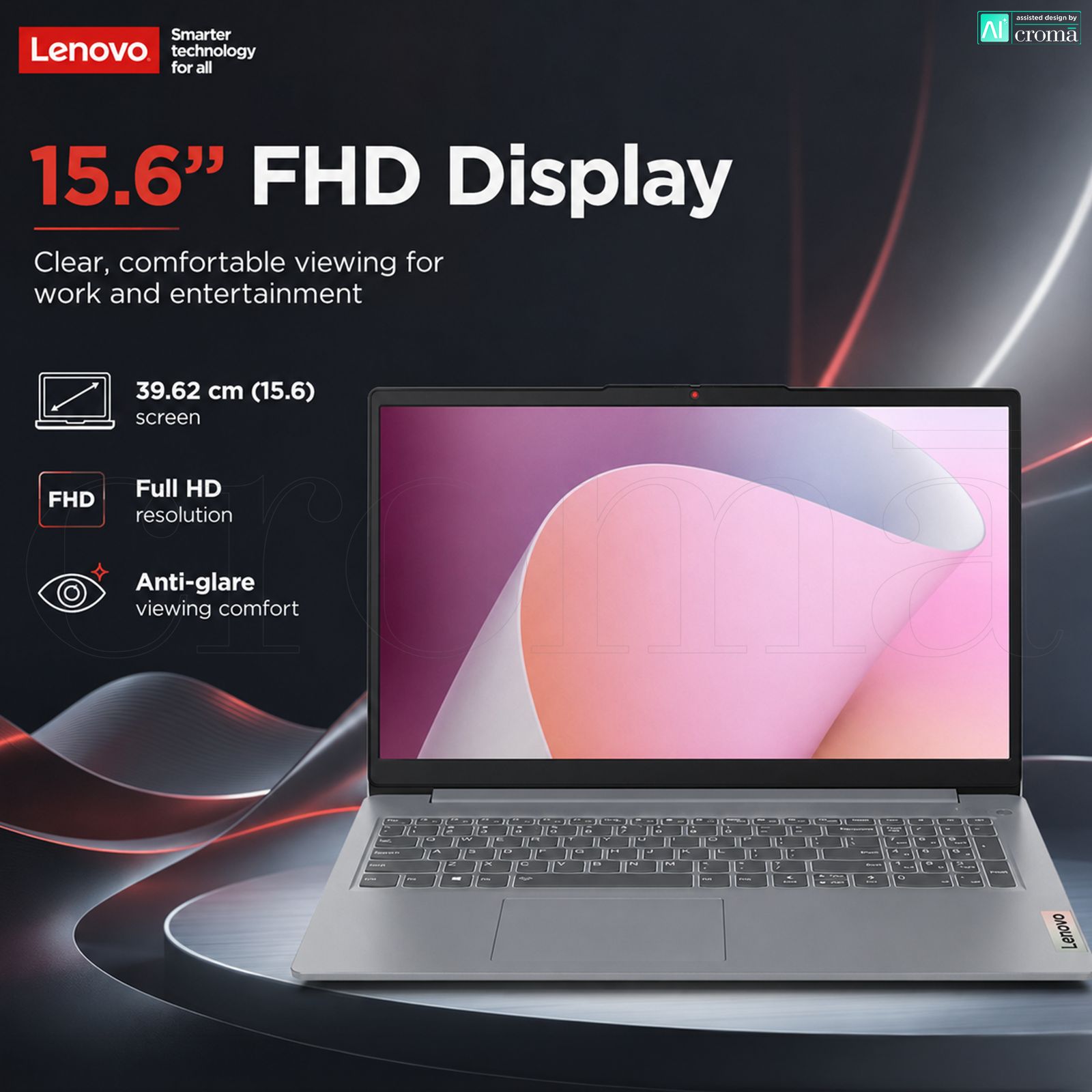 Lenovo IdeaPad Slim 3 15AMN8 AMD Ryzen 5 Thin & Light (16GB, 512GB SSD, Windows 11 Home, 15.6 inch Full HD TN Display, MS Office Home 2024, Arctic Grey, 1.62 KG) Lenovo IdeaPad Slim 3 15AMN8 AMD Ryzen 5 Thin & Light (16GB, 512GB SSD, Windows 11 Home, 15.6 inch Full HD TN Display, MS Office Home 2024, Arctic Grey, 1.62 KG)_4
