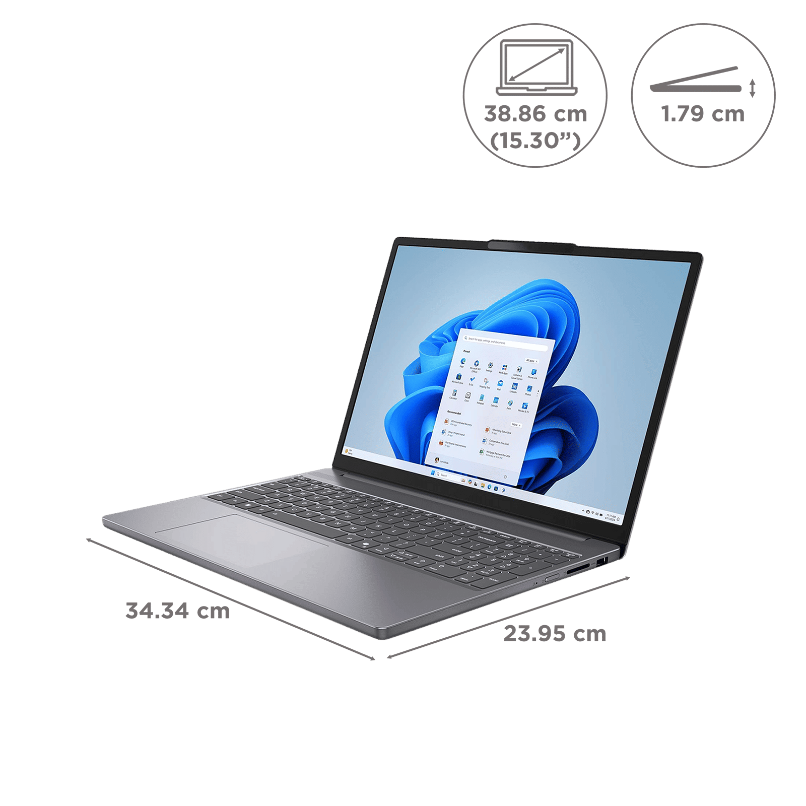 Lenovo IdeaPad Slim 3 15IRH10 Intel Core i5 Thin & Light (16GB, 512GB SSD, Windows 11 Home, 15.3 inch WUXGA IPS Display, MS Office Home 2024, Luna Grey, 1.59 KG) Lenovo IdeaPad Slim 3 15IRH10 Intel Core i5 Thin & Light (16GB, 512GB SSD, Windows 11 Home, 15.3 inch WUXGA IPS Display, MS Office Home 2024, Luna Grey, 1.59 KG)_2